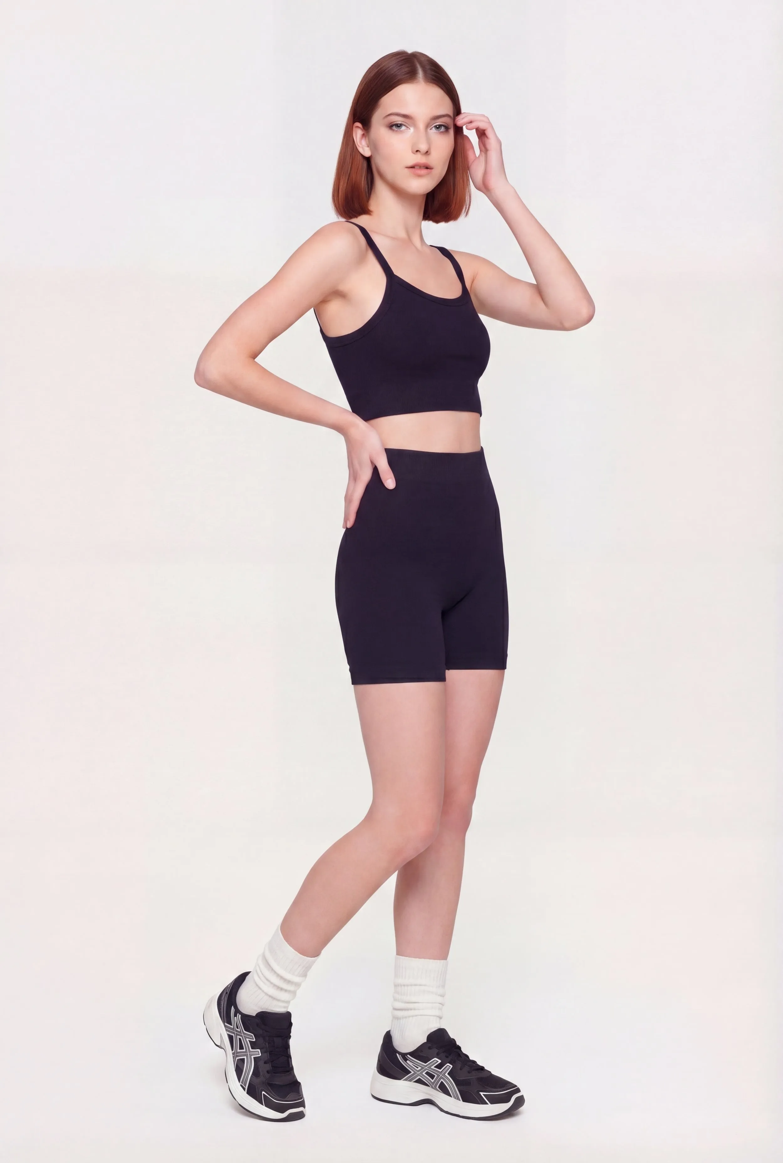 Seamless Ribbed Knit Sports Bra sold by Rainbow product image thumbnail 3