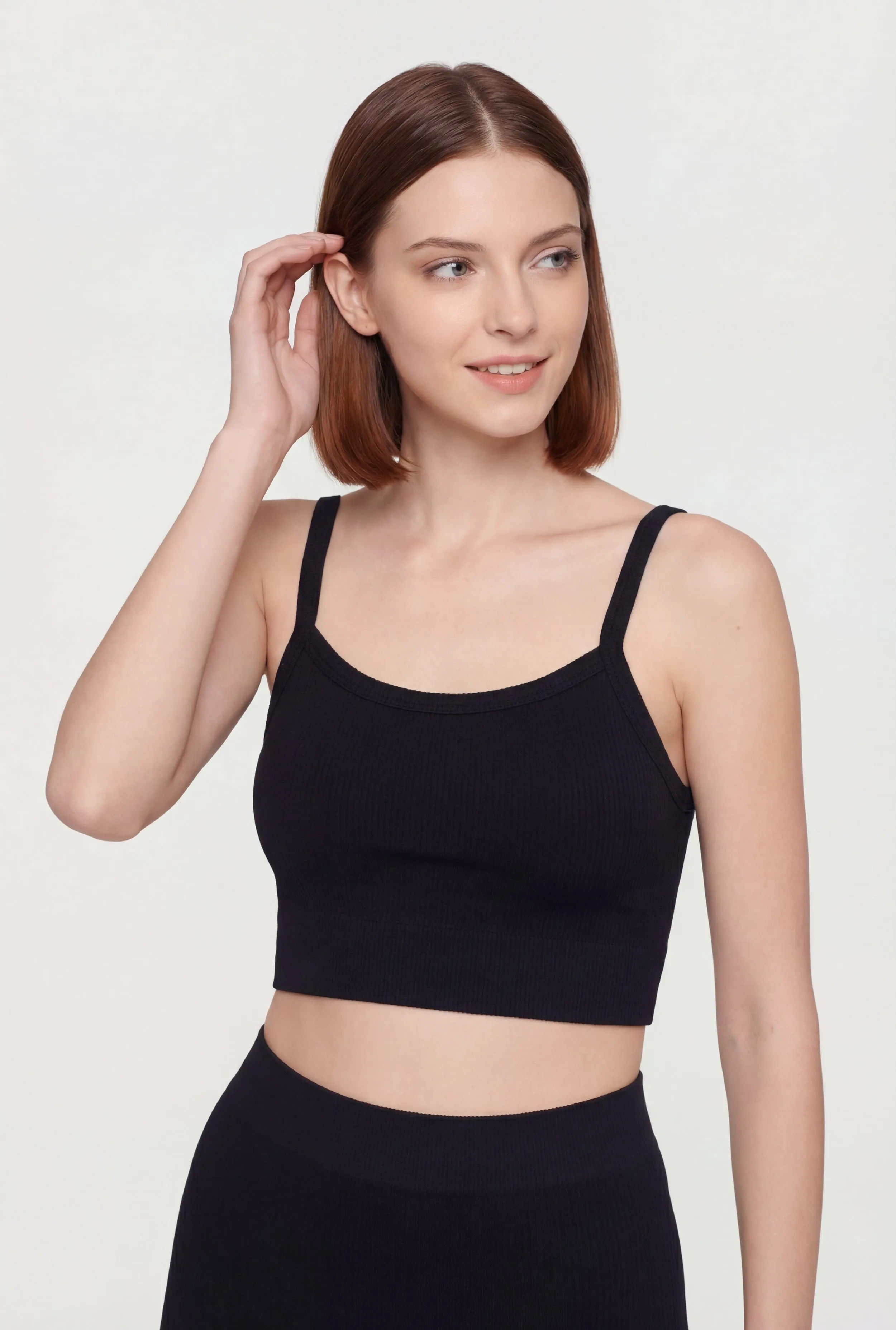 Seamless Ribbed Knit Sports Bra sold by Rainbow