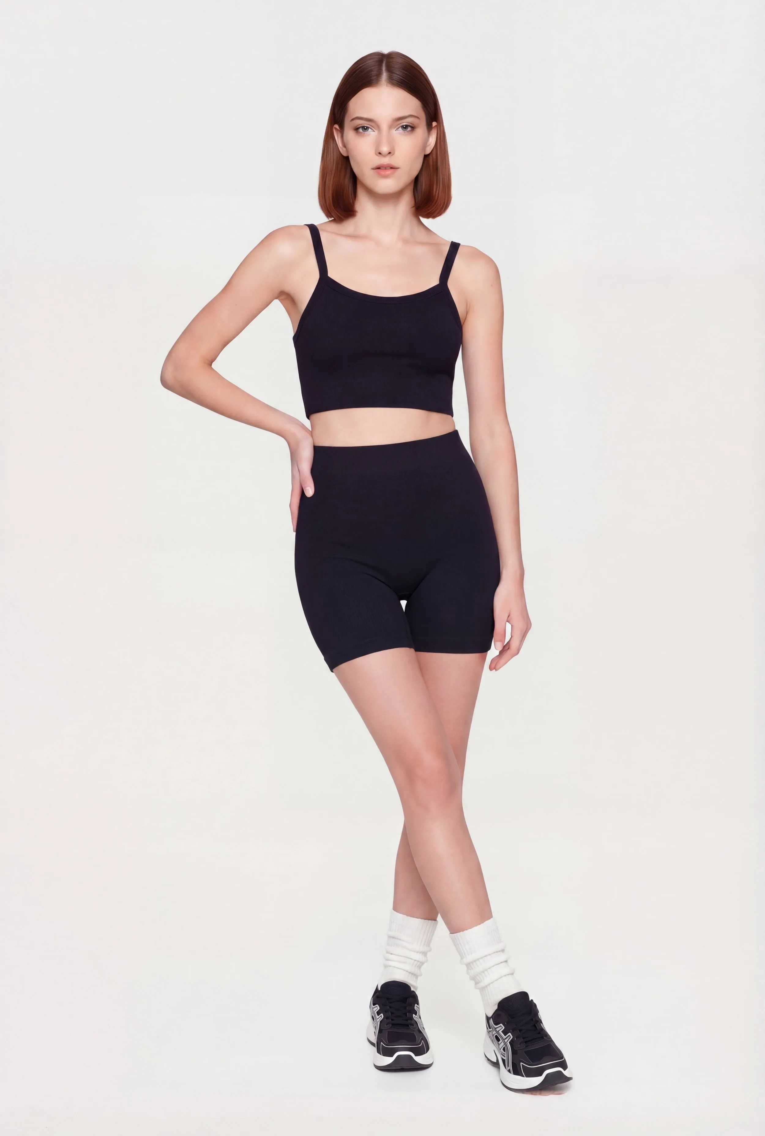 Seamless Ribbed Knit Sports Bra sold by Rainbow product image thumbnail 2