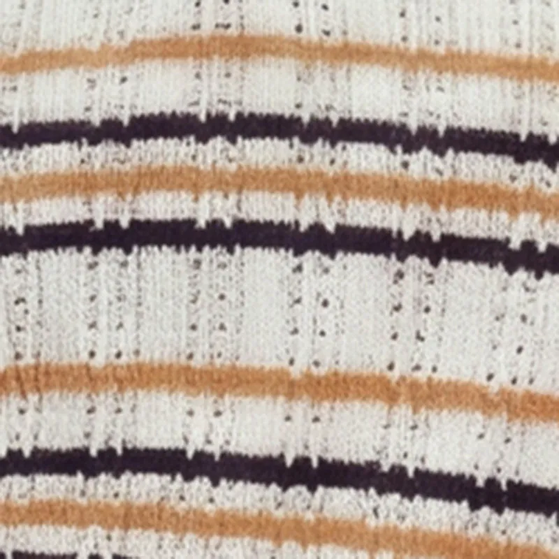 Striped Crochet Elastic Waist Shorts sold by Rainbow product image thumbnail 4