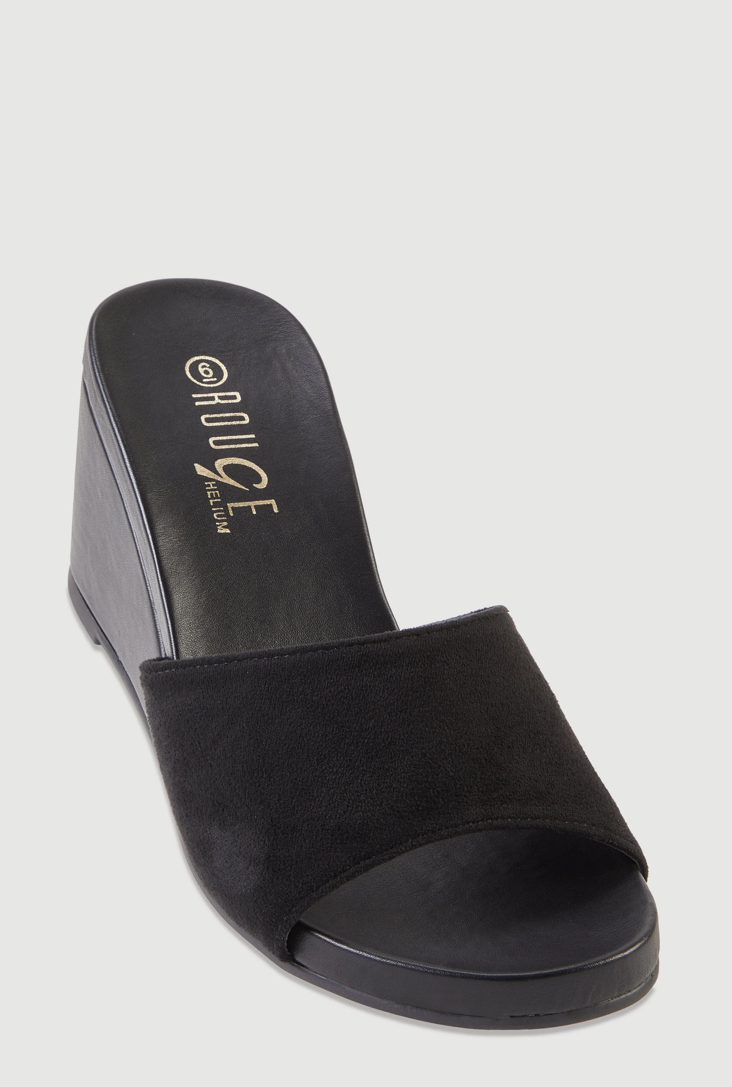 Single Band Wedge Mules sold by Rainbow
