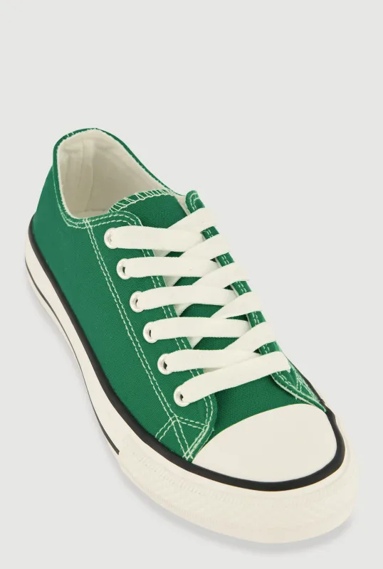 Cap Toe Low Top Sneakers made by Rainbow