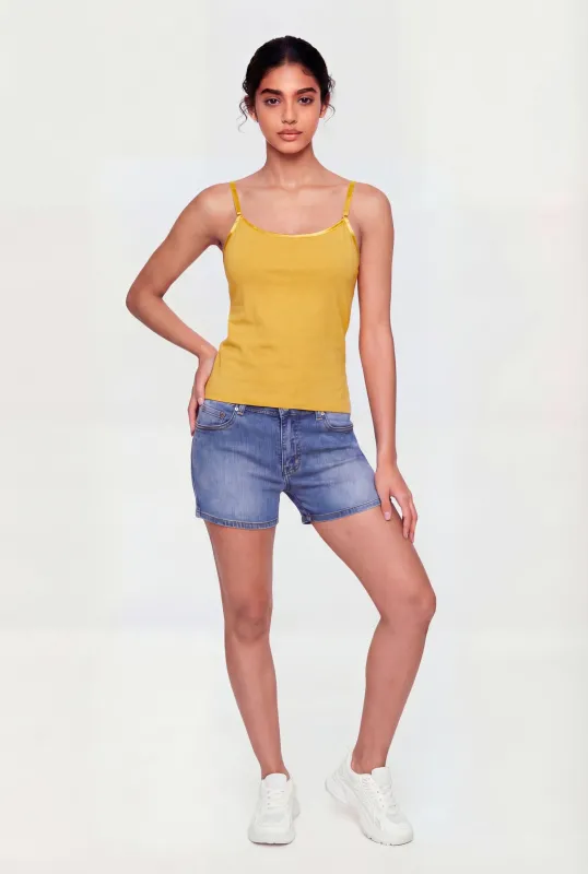 Classic Fit Solid Cami made by Ambiance