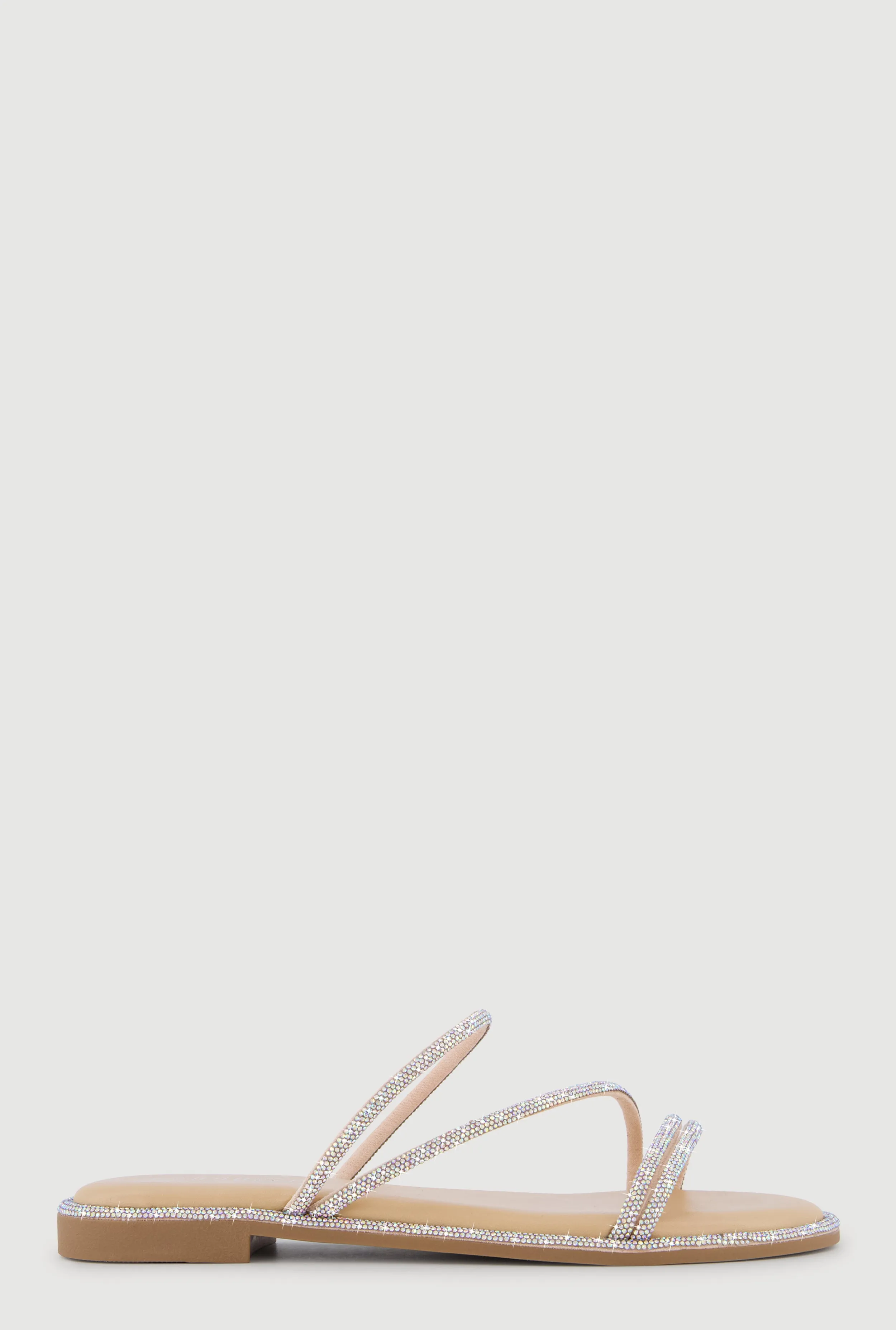 Rhinestone Embellished Strappy Slide Sandals sold by Rainbow product image thumbnail 2
