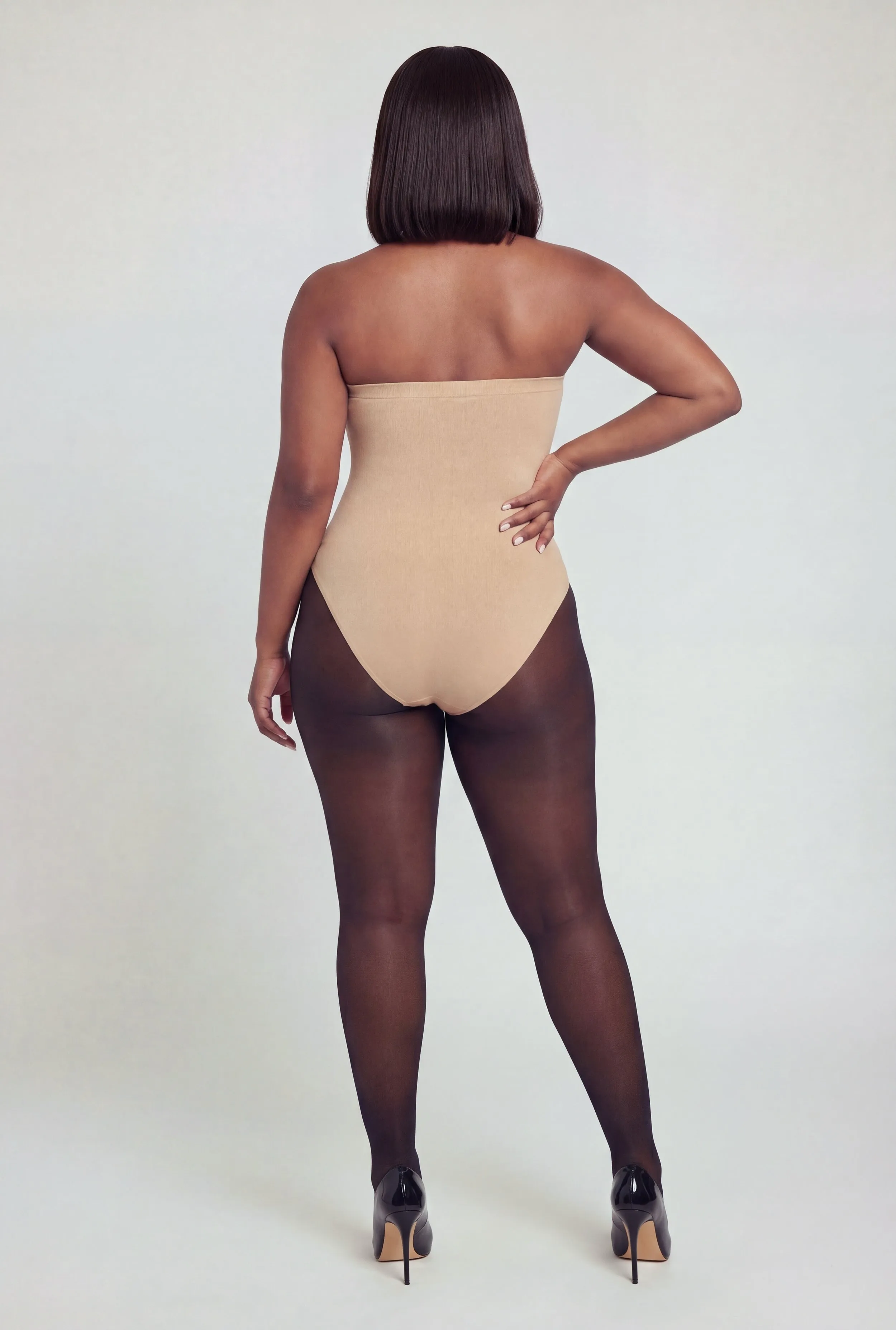 Plus Size Solid Tube Bodysuit sold by Rainbow product image thumbnail 5