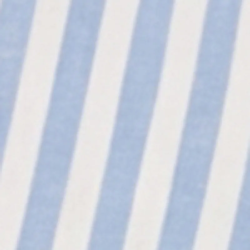 Striped Crepe Knit Tie Front Crop Blouse sold by Rainbow product image thumbnail 4