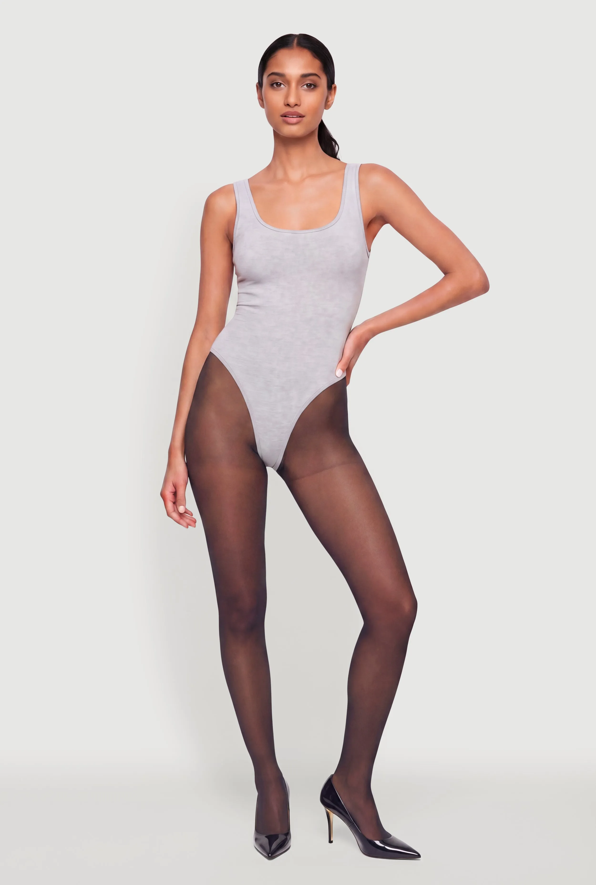 Scoop Neck Tank Bodysuit sold by Rainbow product image thumbnail 5
