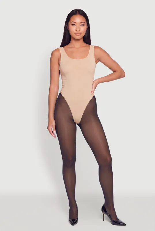 Scoop Neck Tank Bodysuit made by Daisy