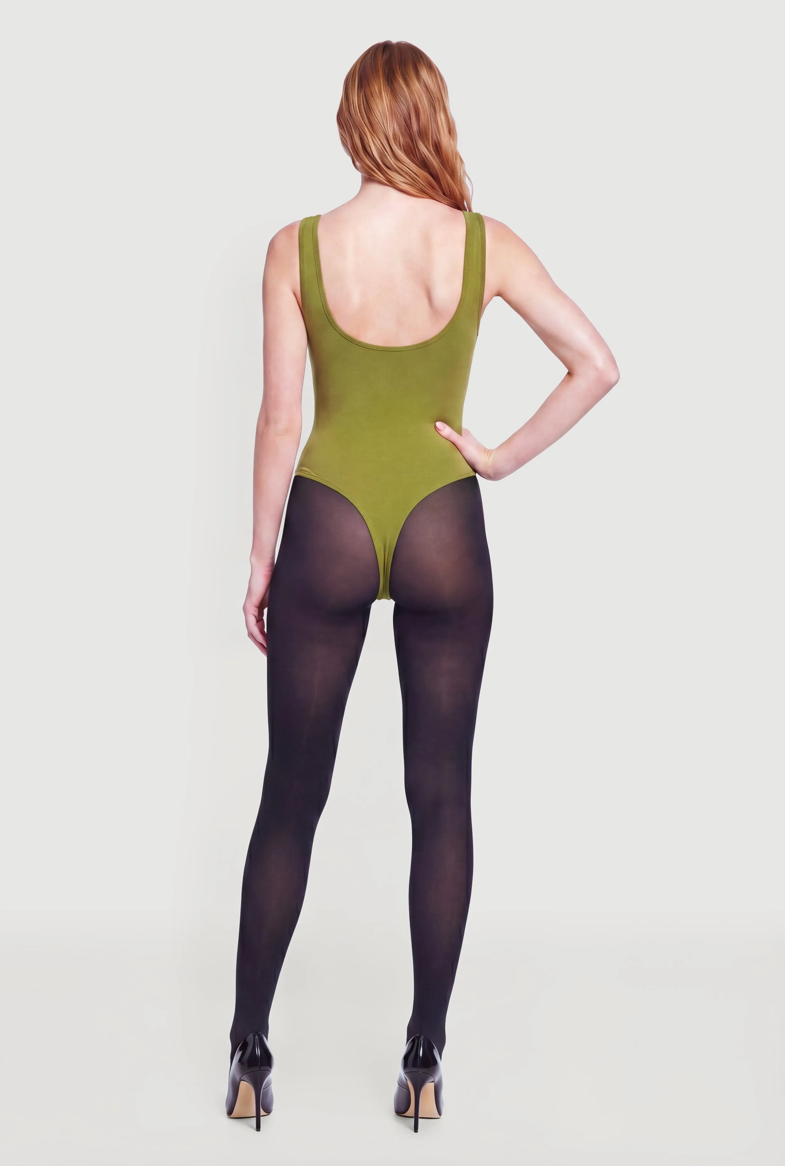 Scoop Neck Tank Bodysuit sold by Rainbow product image thumbnail 5