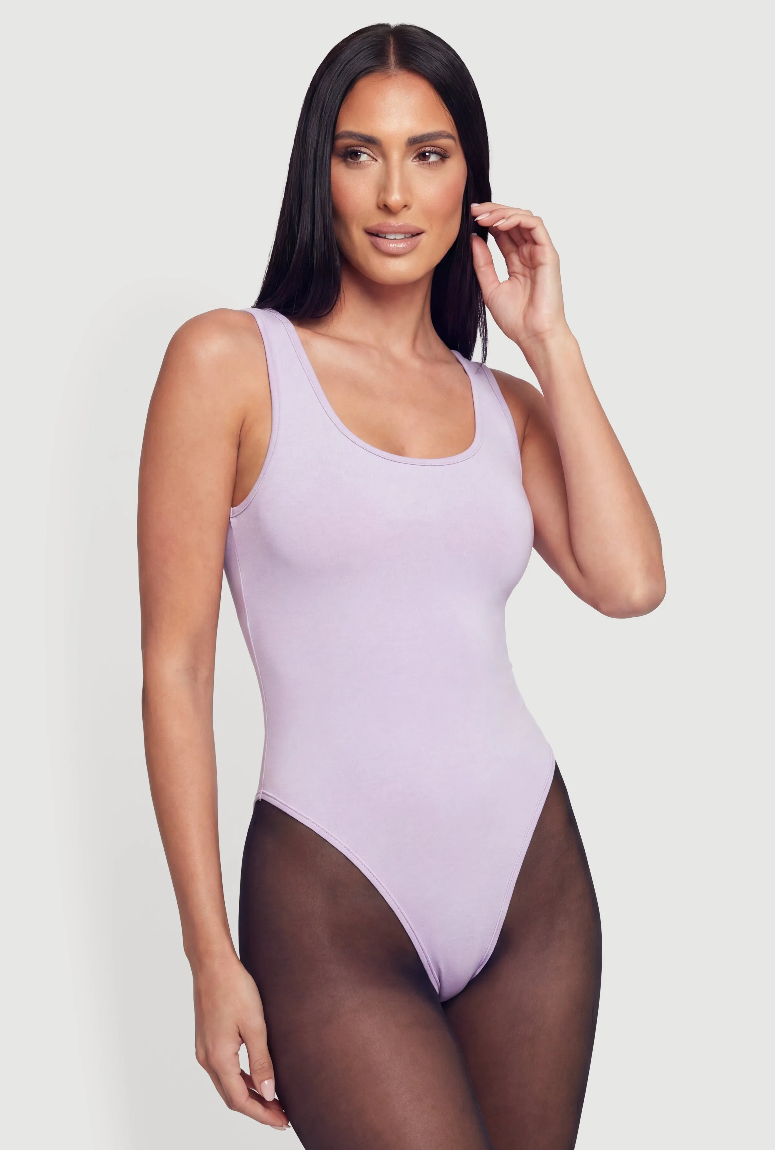 Scoop Neck Tank Bodysuit sold by Rainbow product image thumbnail 2