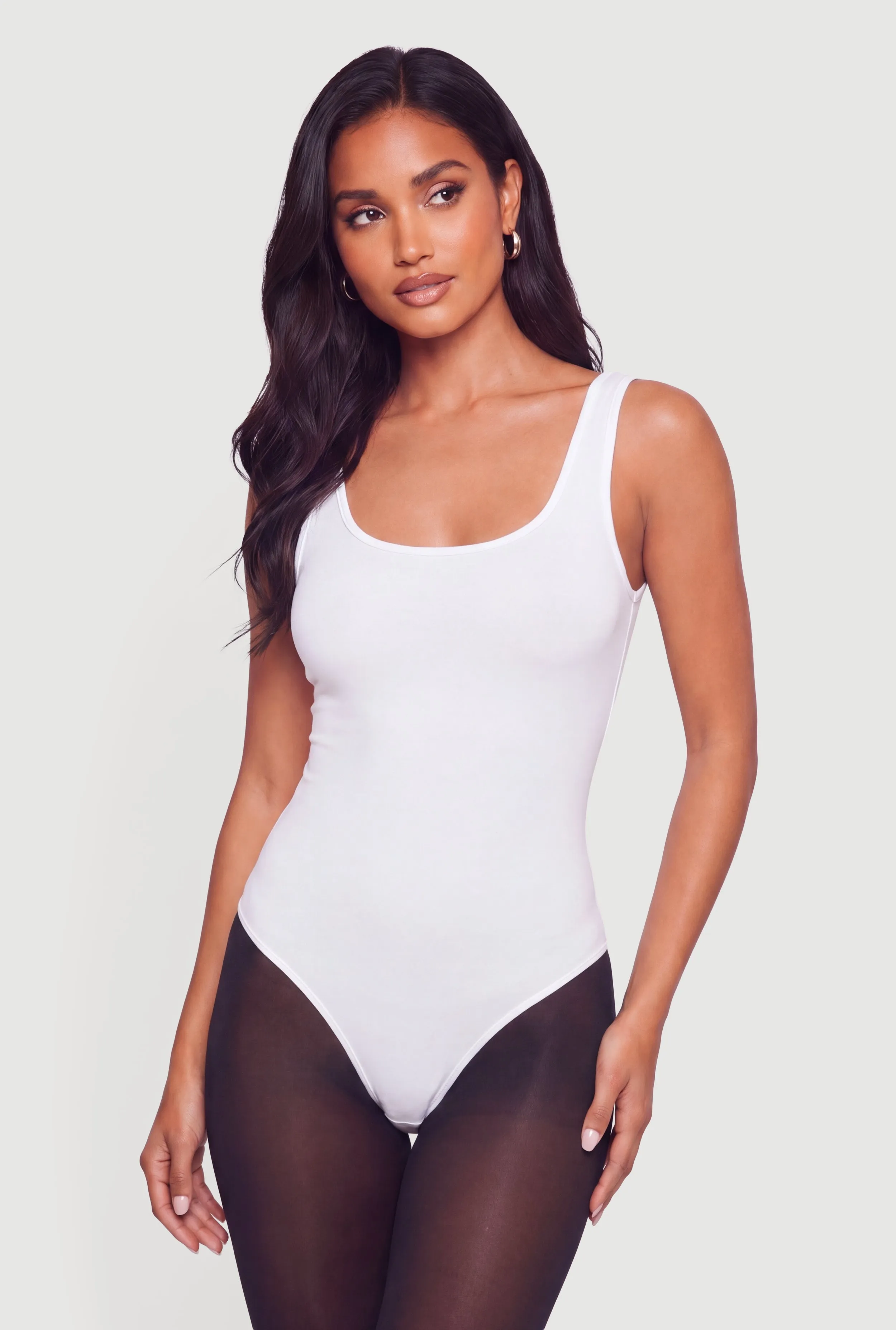 Scoop Neck Tank Bodysuit sold by Rainbow product image thumbnail 2