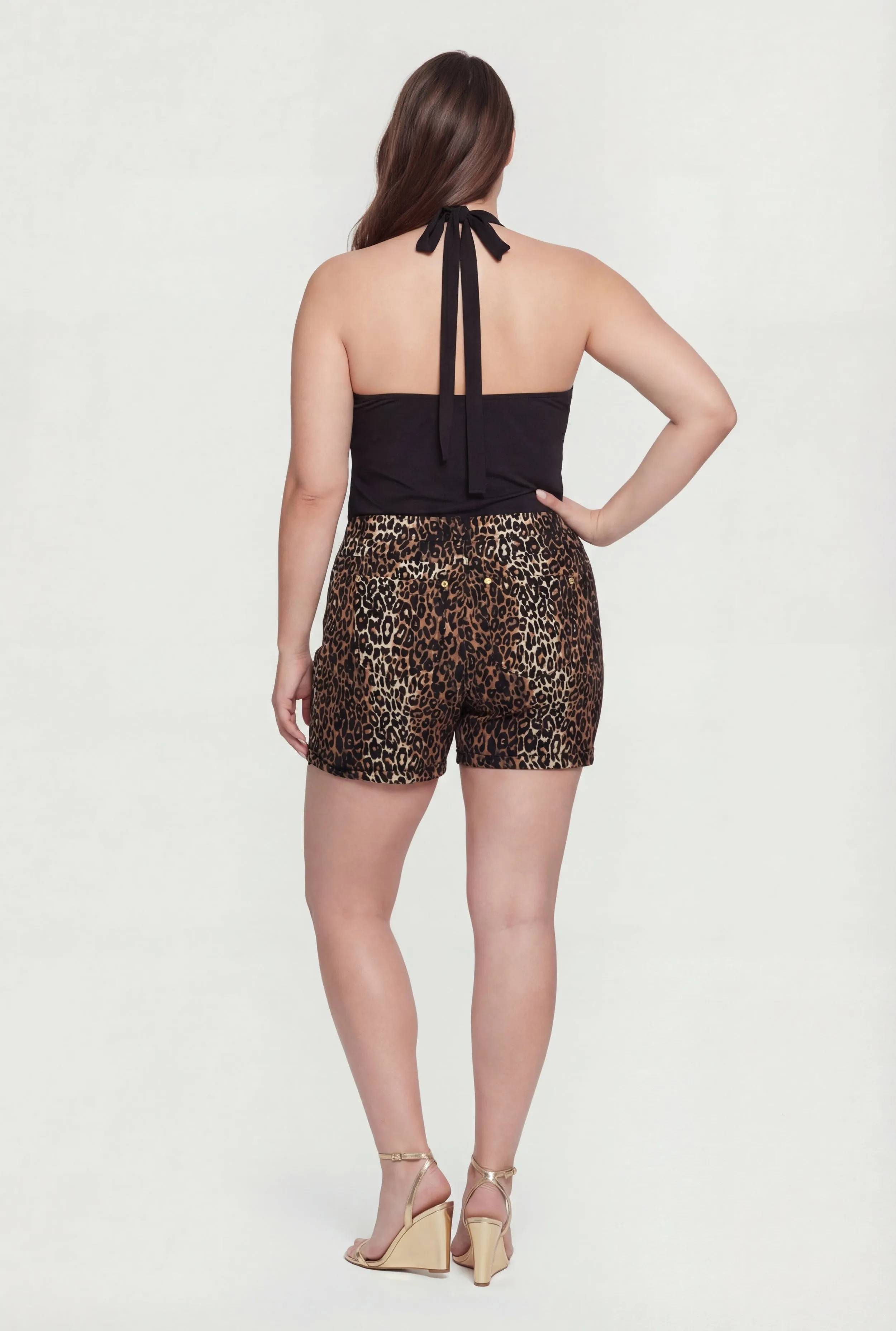 Plus Size High Waisted Printed Shorts sold by Rainbow product image thumbnail 5