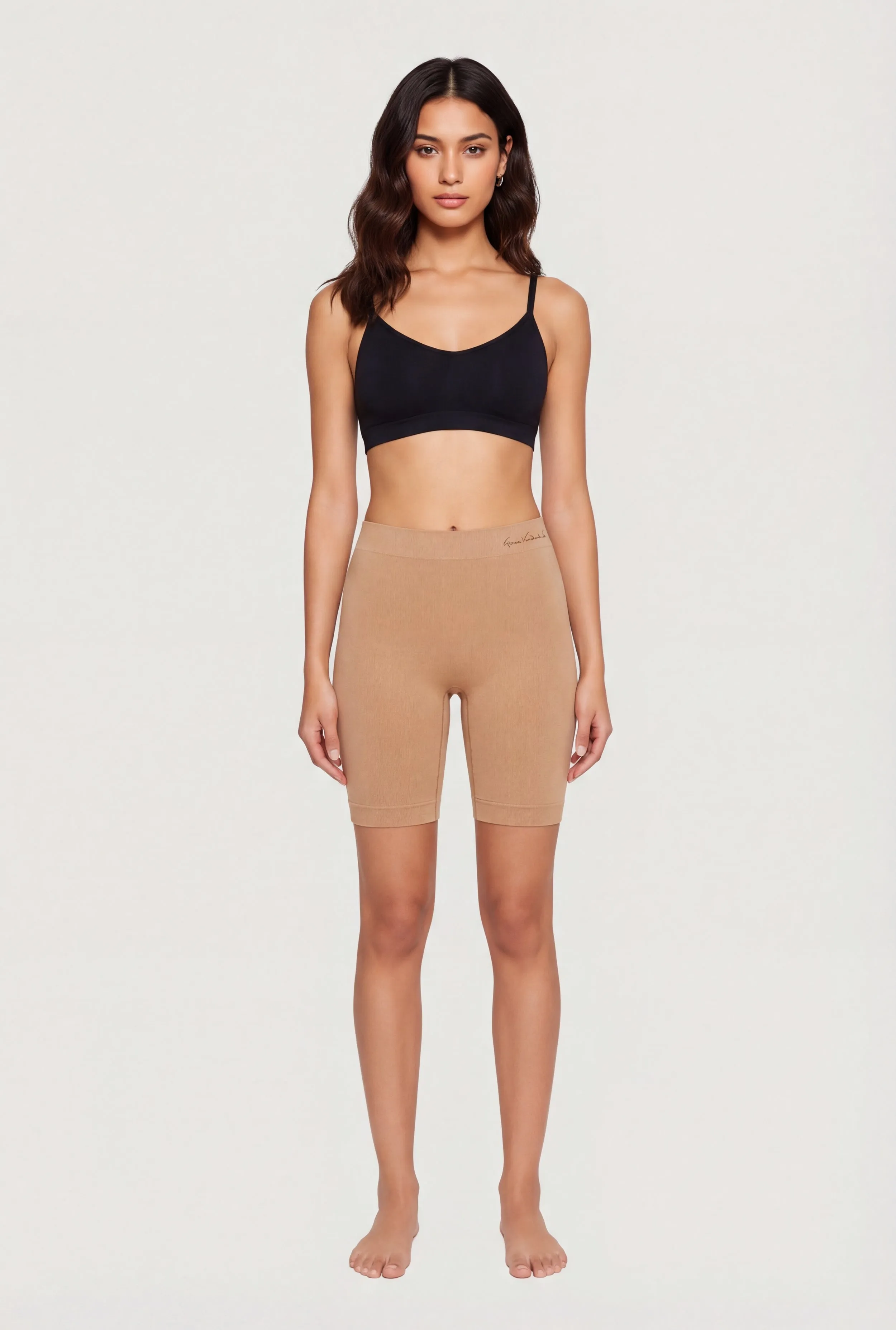 High Waisted Shapewear Bike Shorts 2 Pack sold by Rainbow product image thumbnail 3
