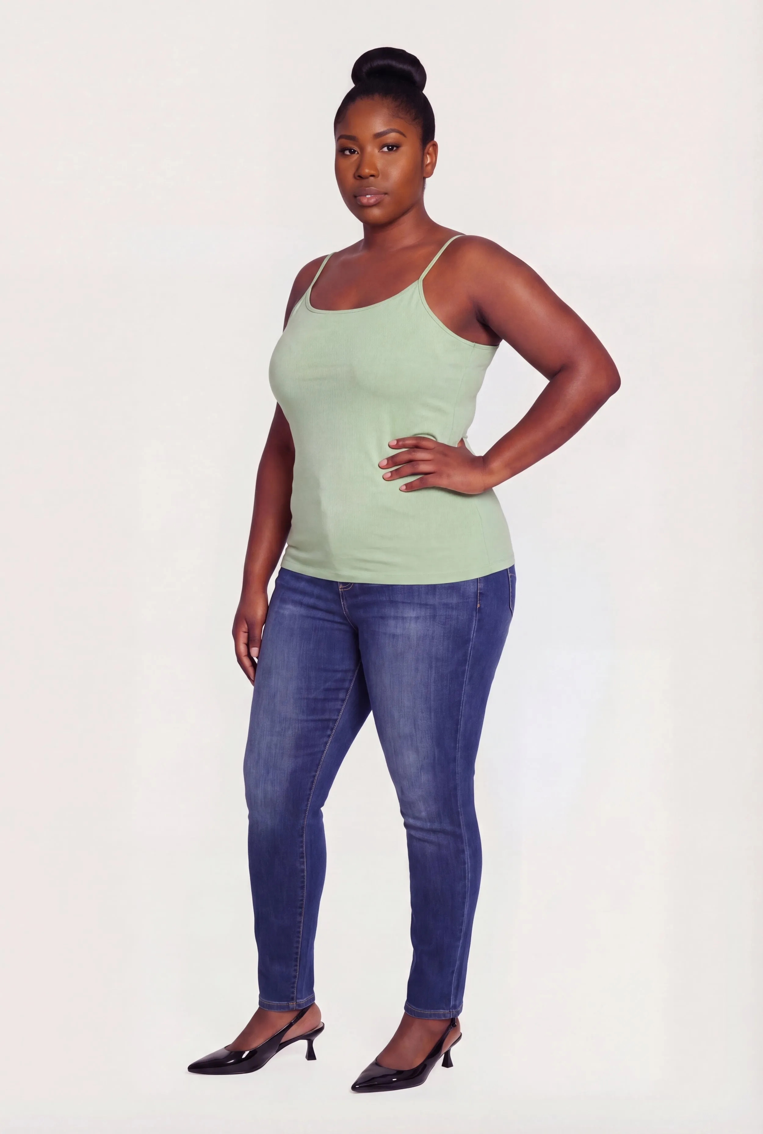 Plus Size Scoop Neck Cami sold by Rainbow product image thumbnail 2
