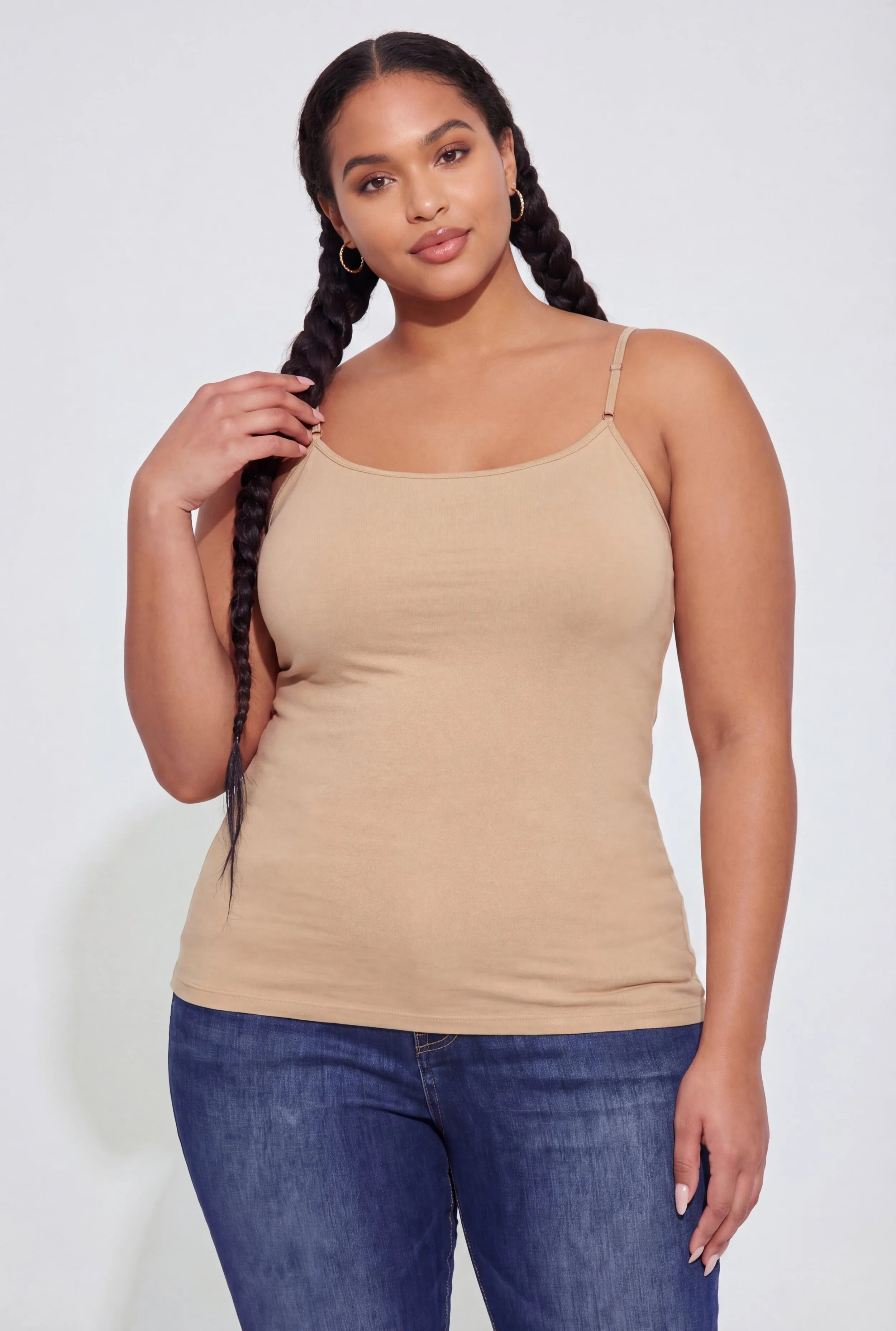 Plus Size Scoop Neck Cami sold by Rainbow product image thumbnail 2
