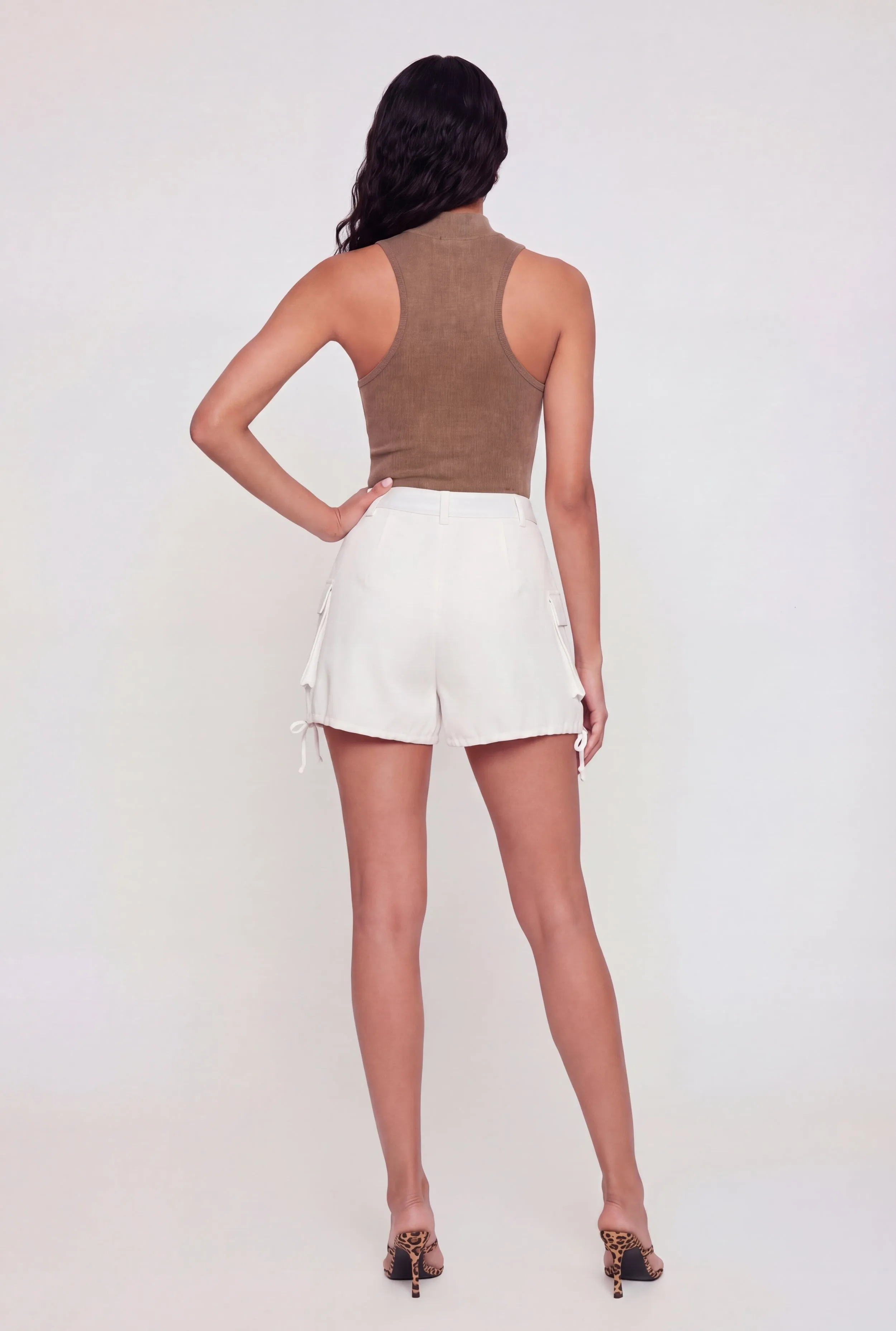 Drawstring Hem Cargo Shorts sold by Rainbow product image thumbnail 5