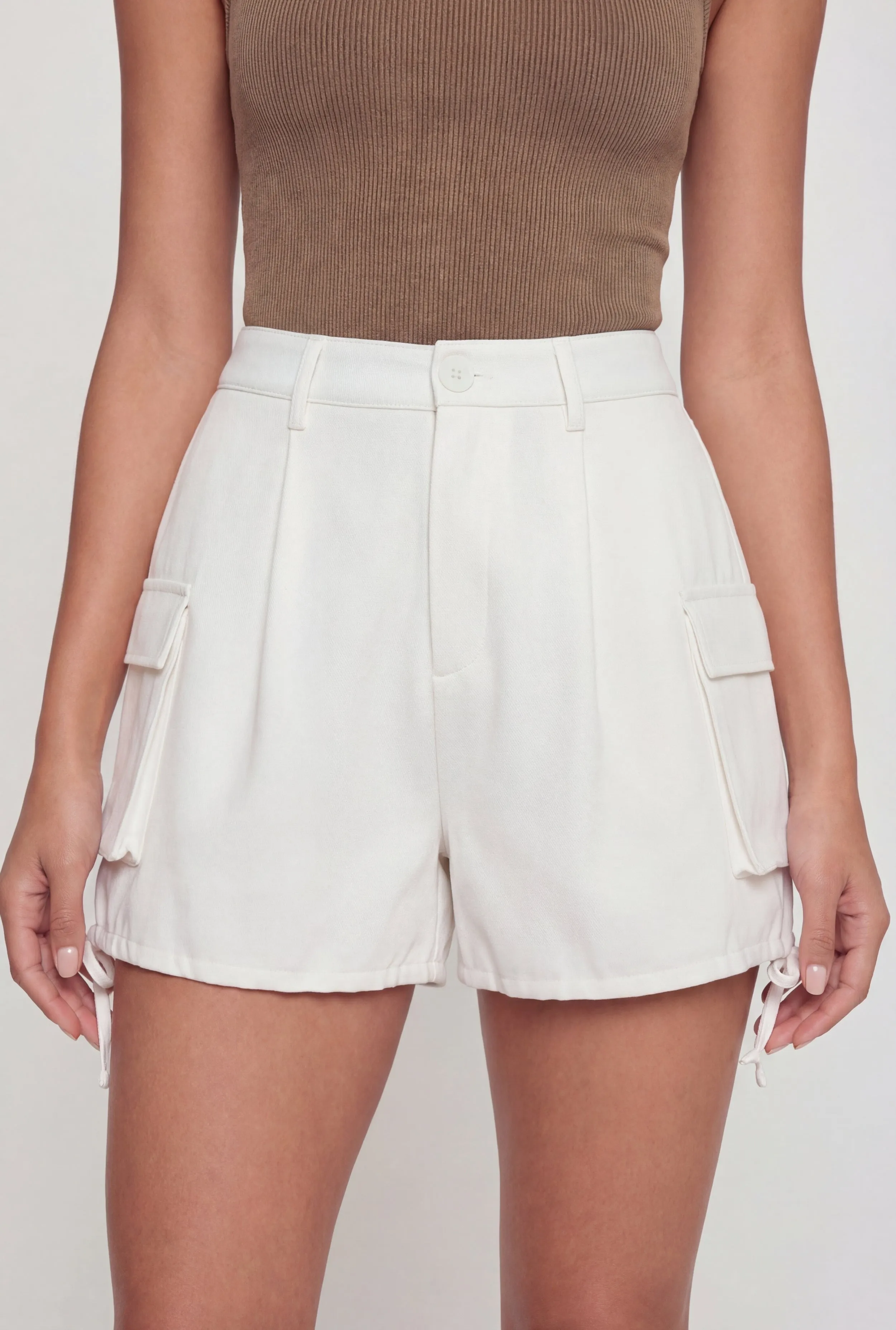 Drawstring Hem Cargo Shorts sold by Rainbow product image thumbnail 3