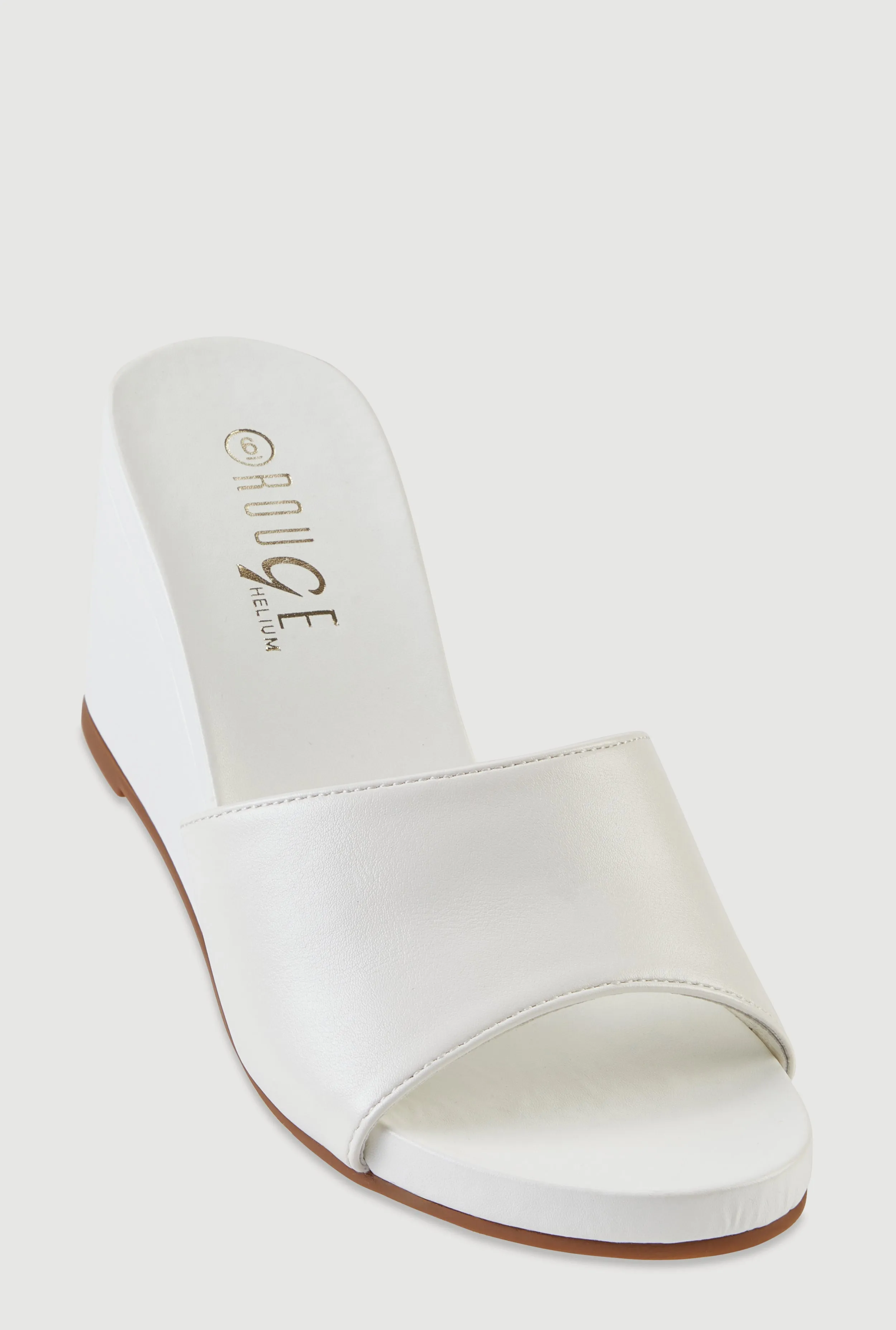 Single Band Wedge Mules sold by Rainbow
