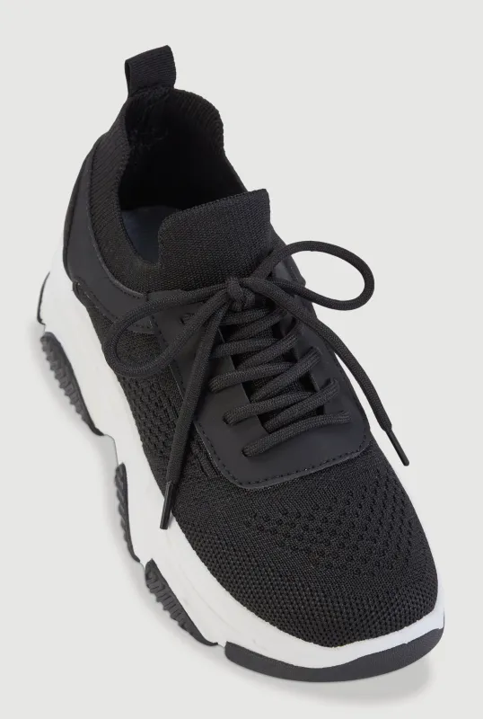 Low Platform Chunky Sneakers made by Rainbow