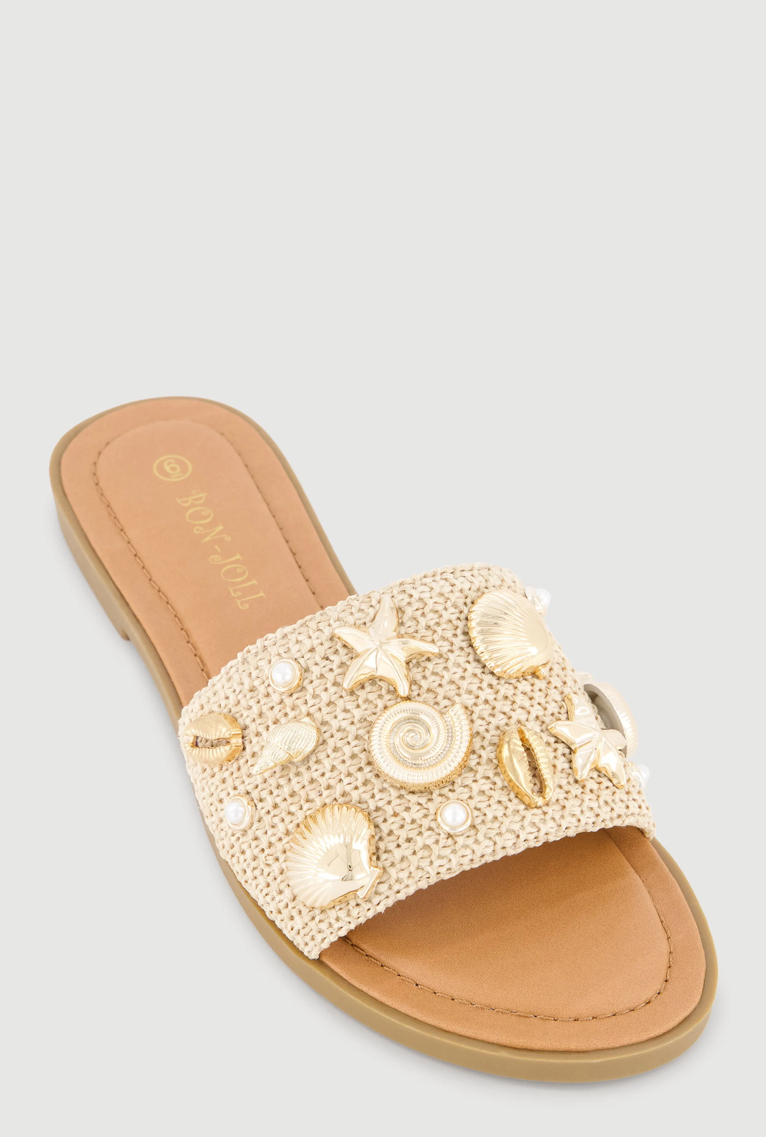 Metallic Seashell Band Slide Sandals sold by Rainbow product image thumbnail 3