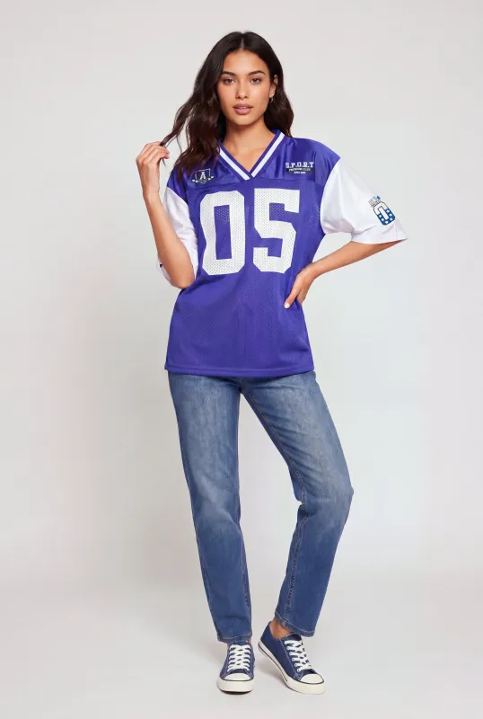 Color Blocked All Star 05 Graphic Mesh Jersey made by Rainbow