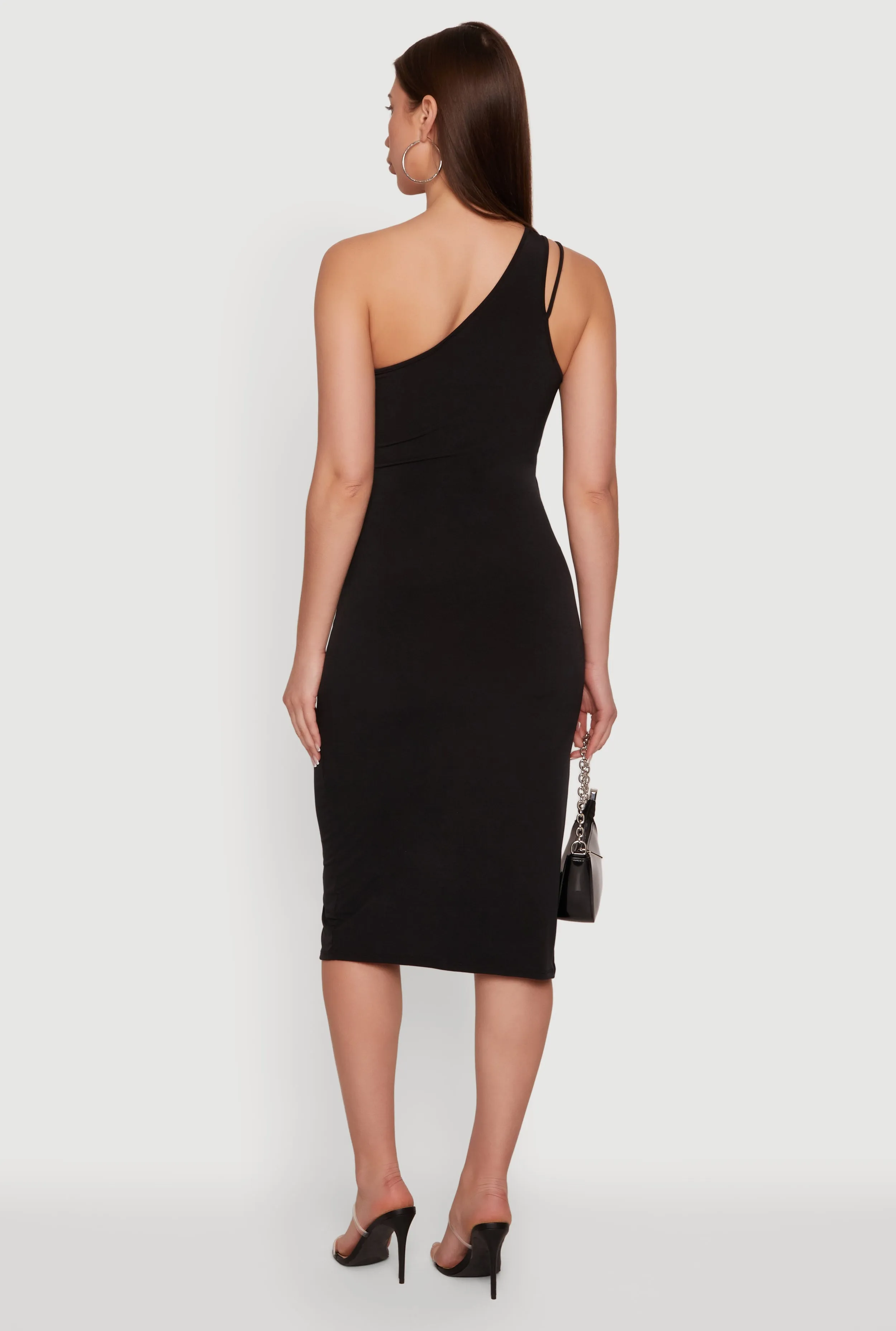 Cut Out Detail One Shoulder Midi Dress sold by Rainbow product image thumbnail 3