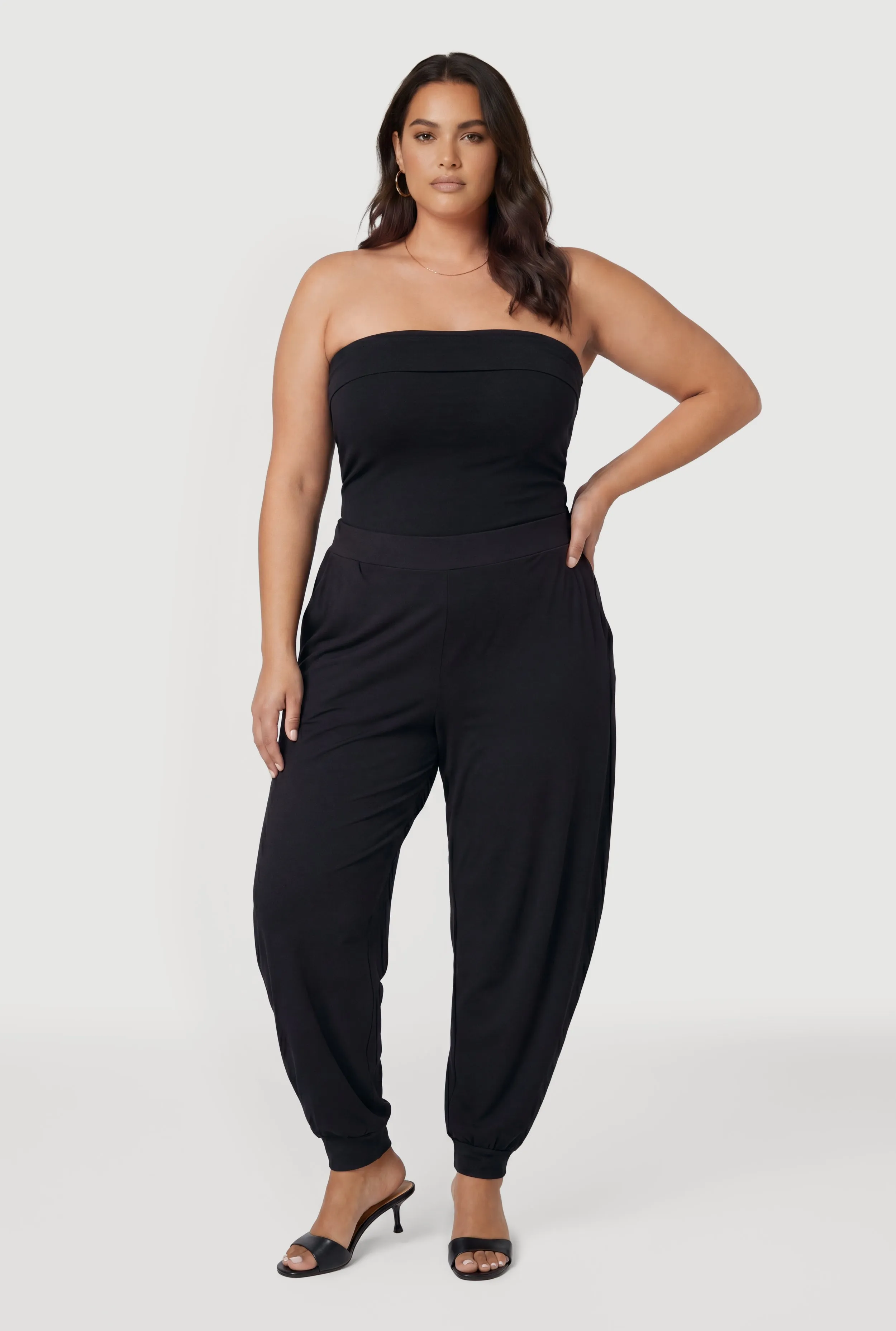 Plus Size Solid Harem Pants sold by Rainbow