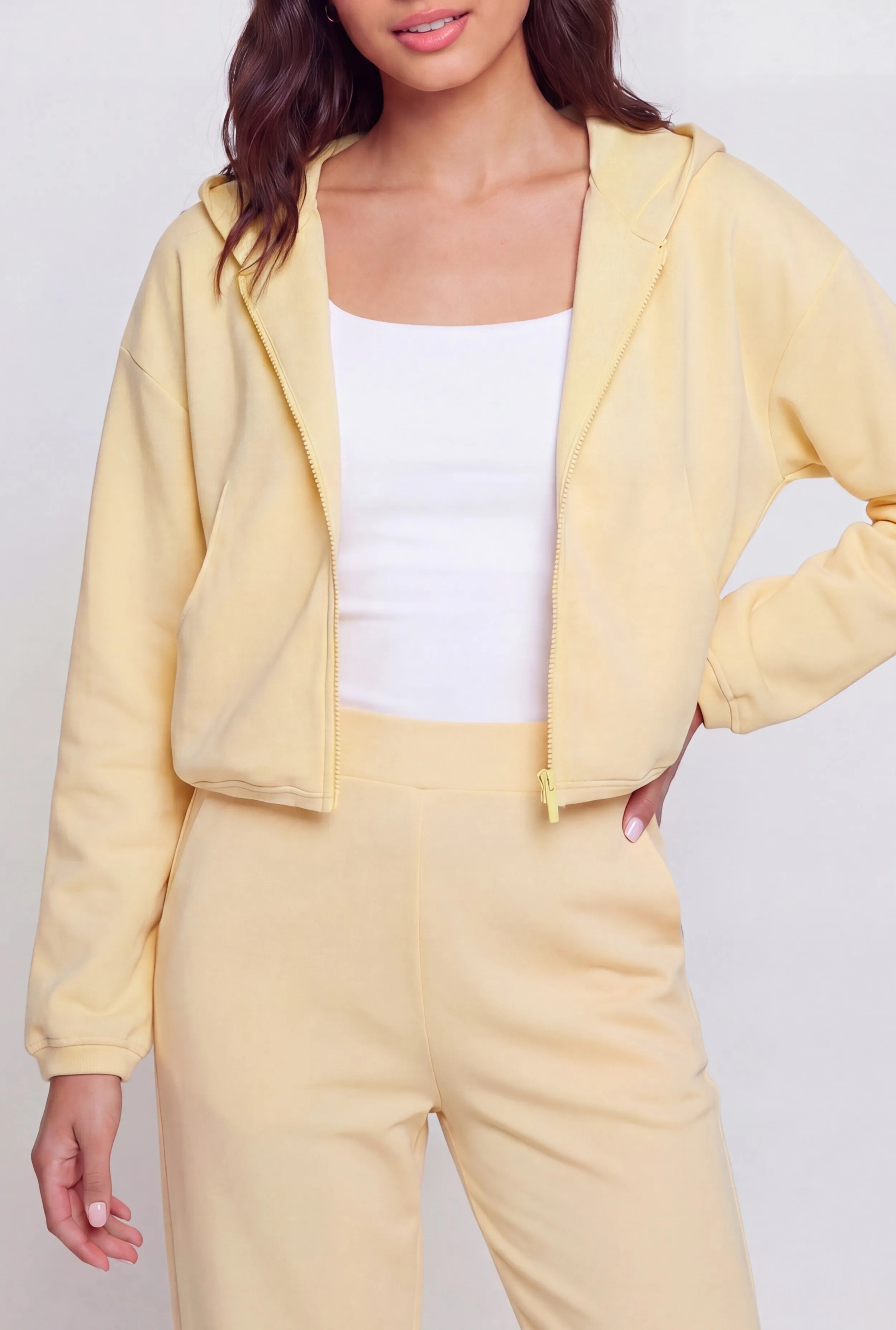 High Waisted Pintuck Detail Modal Pull On Pants sold by Rainbow product image thumbnail 3