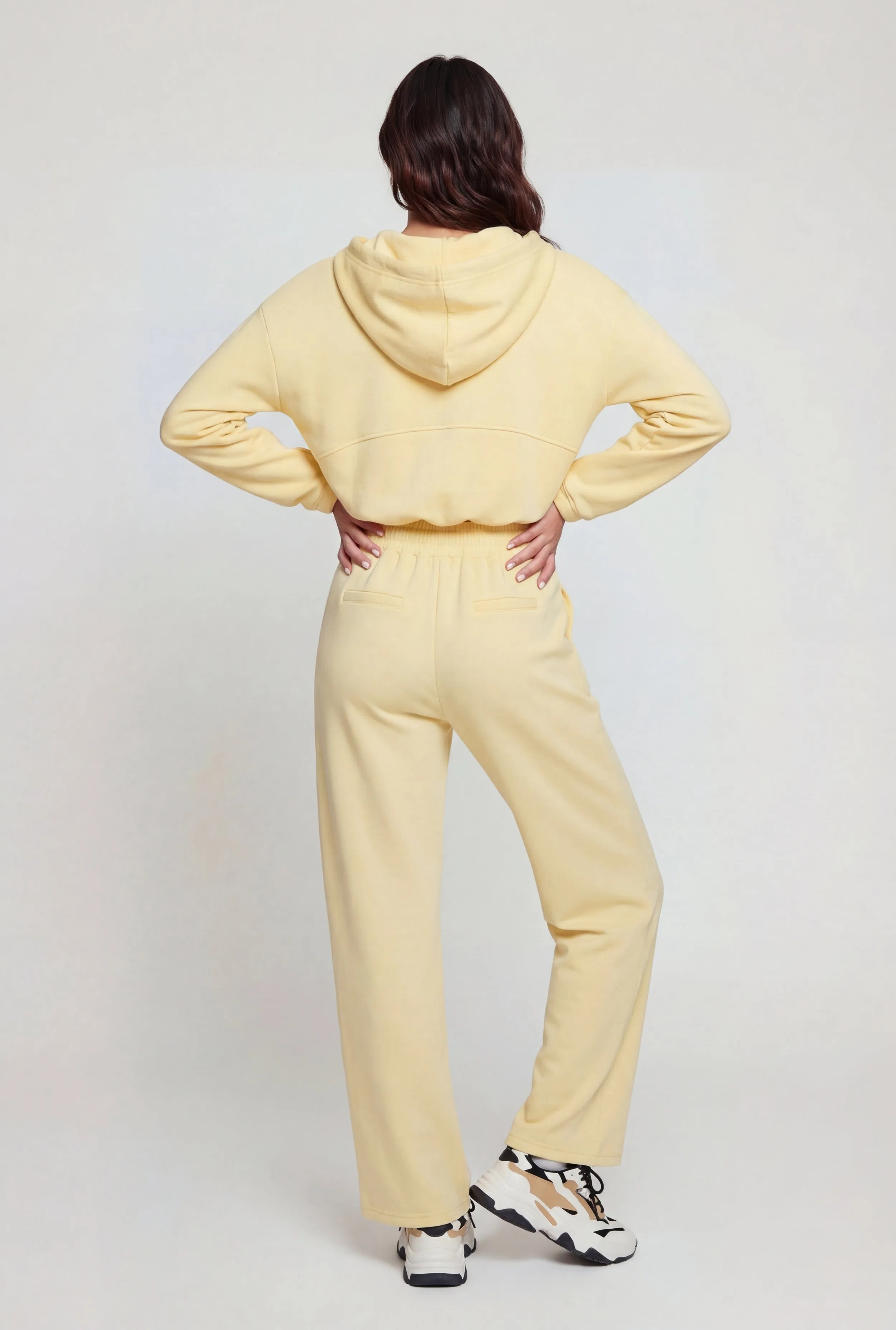 High Waisted Pintuck Detail Modal Pull On Pants sold by Rainbow product image thumbnail 5