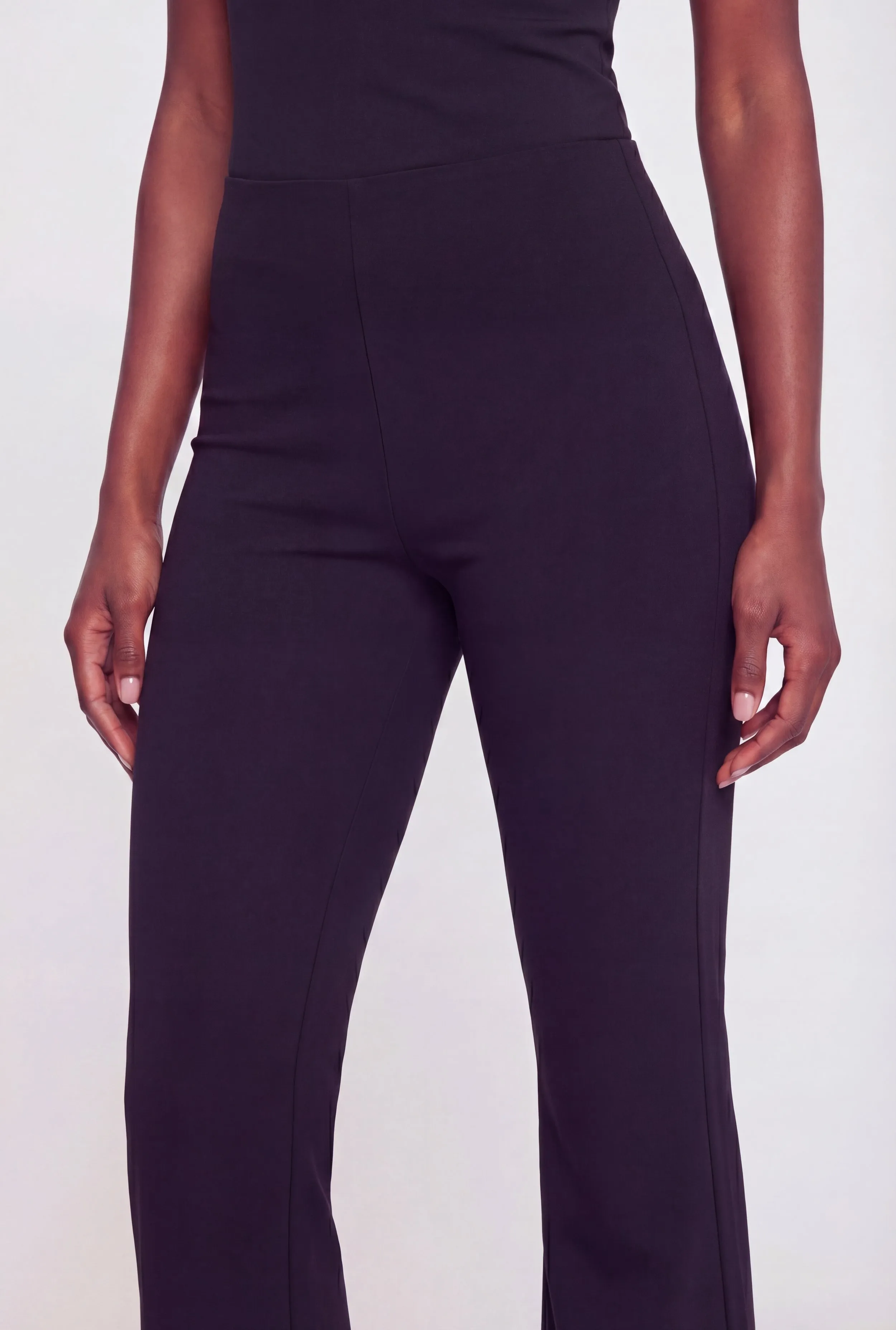 High Waisted Crepe Knit Casual Pants sold by Rainbow product image thumbnail 2