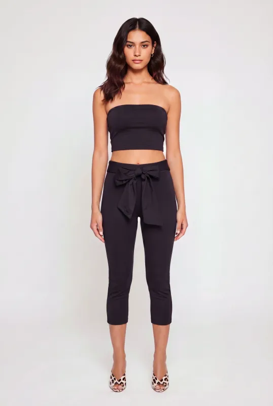 Solid Crop Tube Top made by Rainbow