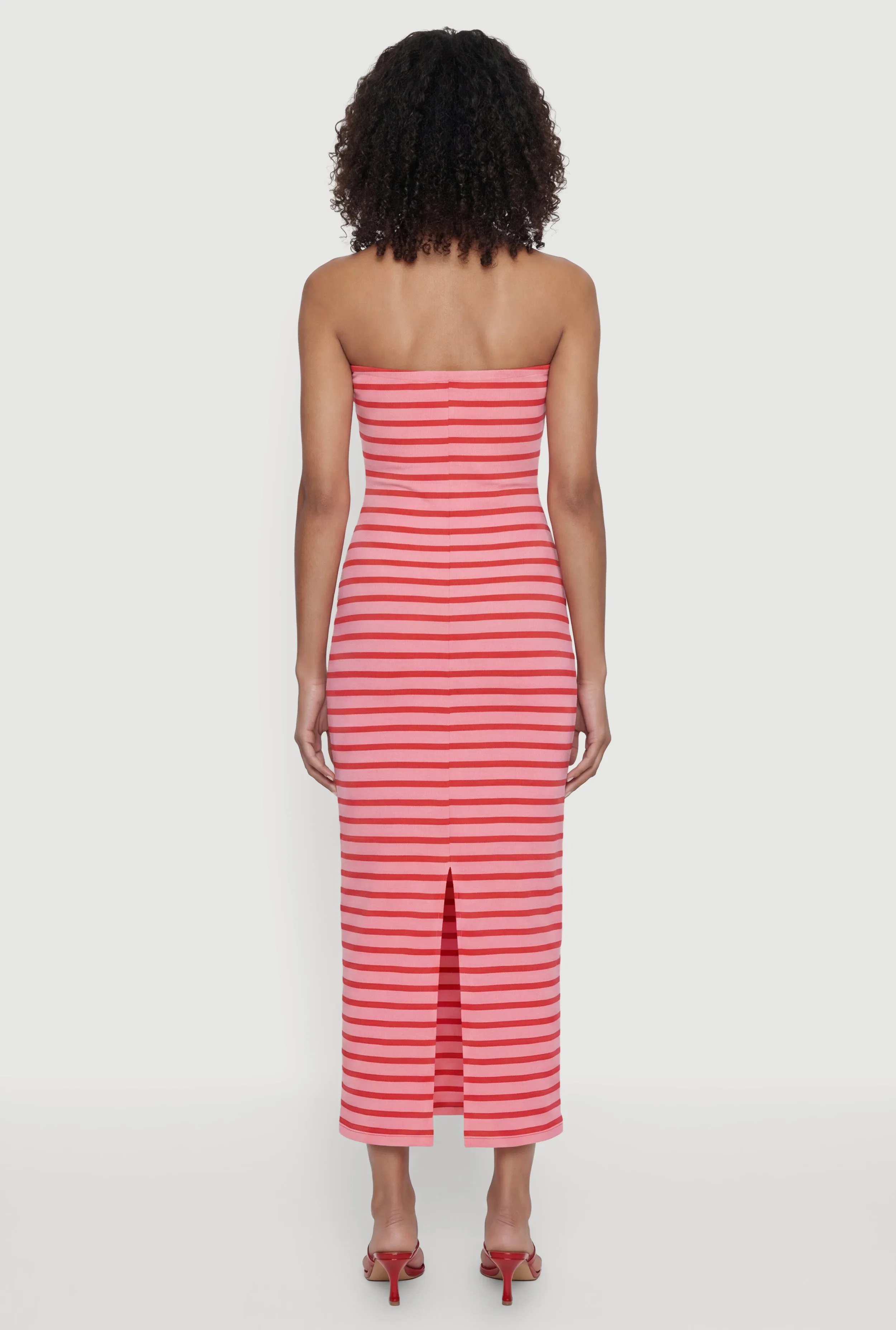 Striped Tube Midi Dress sold by Rainbow product image thumbnail 3