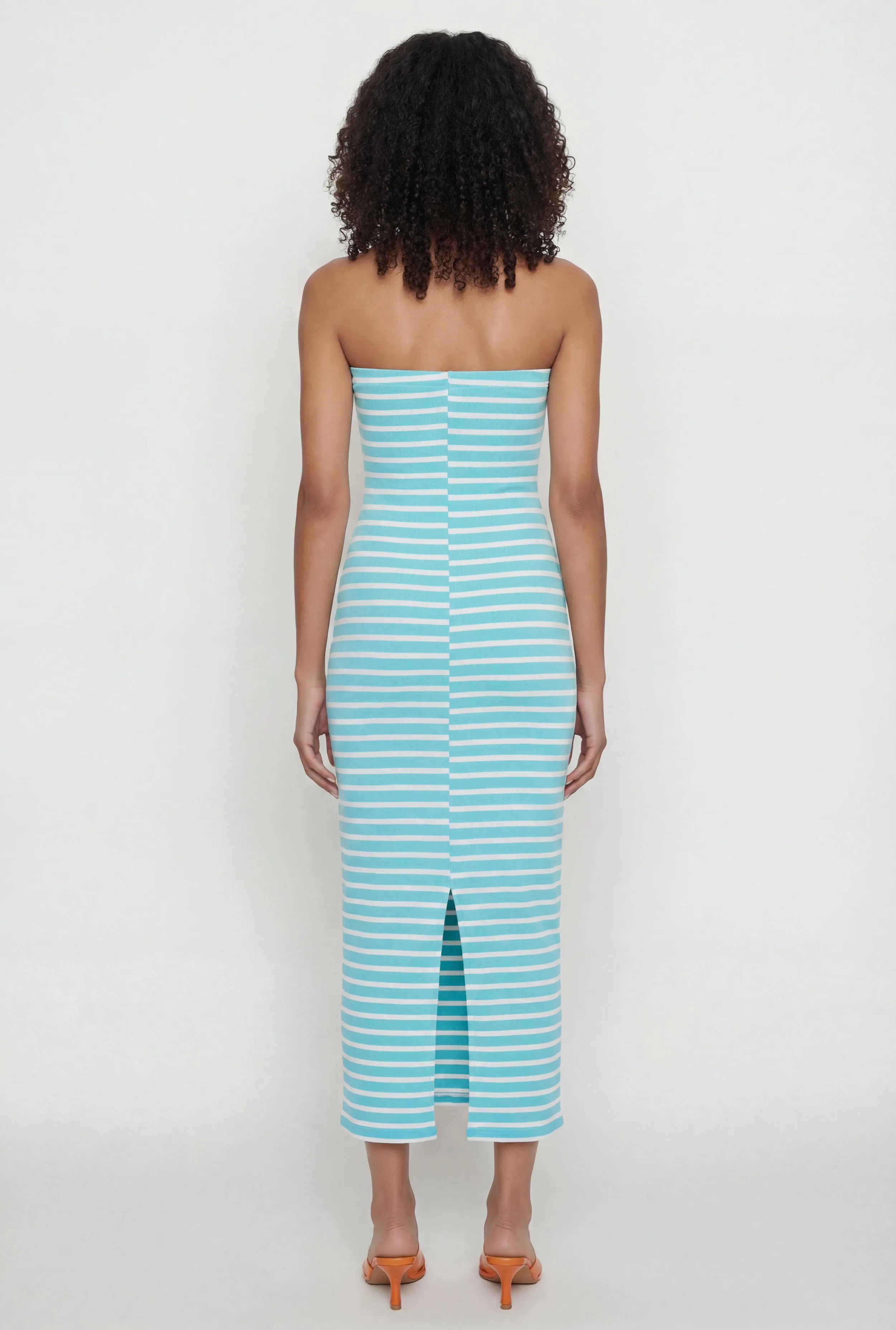 Striped Tube Midi Dress sold by Rainbow product image thumbnail 3