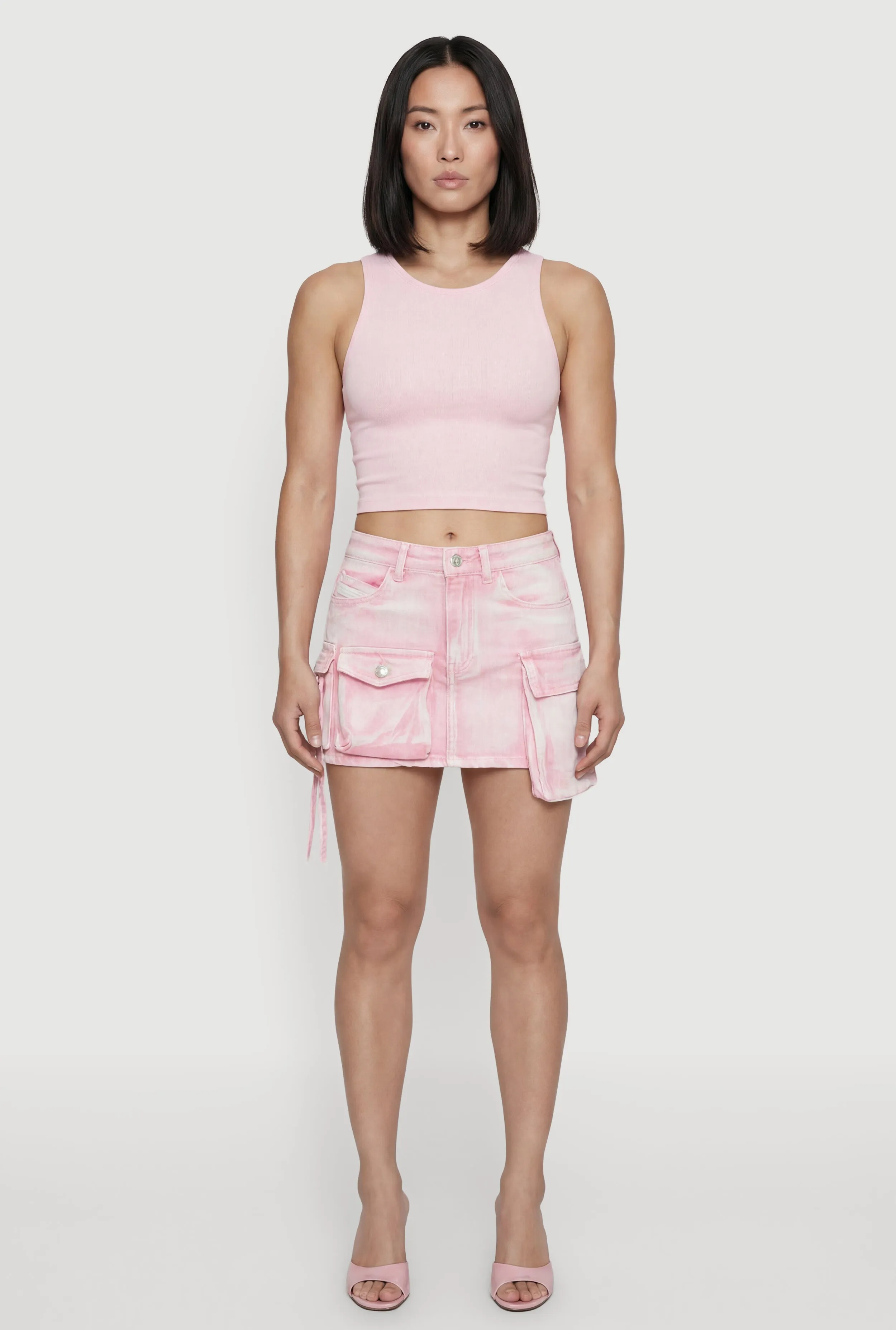 Denim Mini Utility Skirt sold by Rainbow product image thumbnail 2