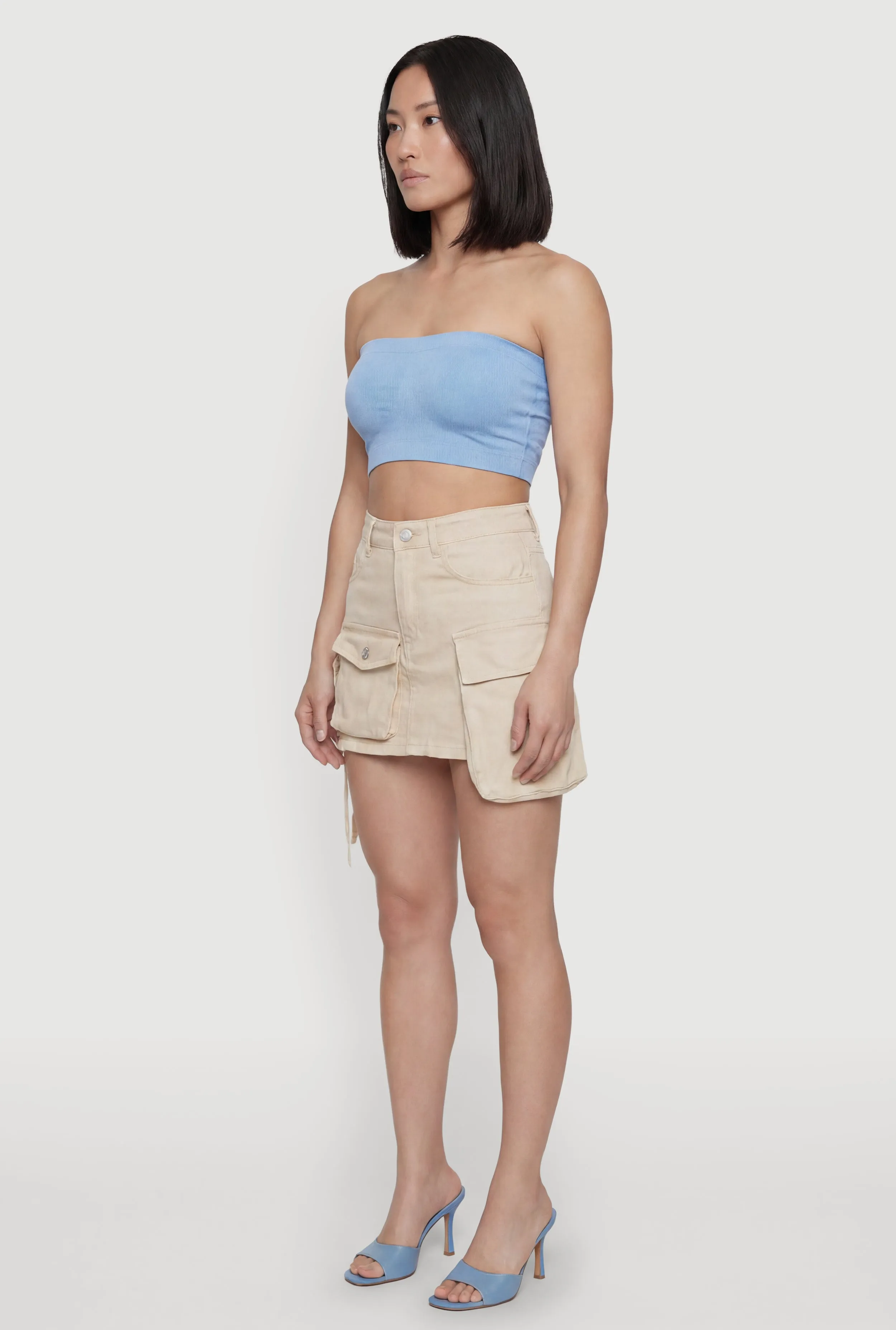 Denim Mini Utility Skirt sold by Rainbow product image thumbnail 2