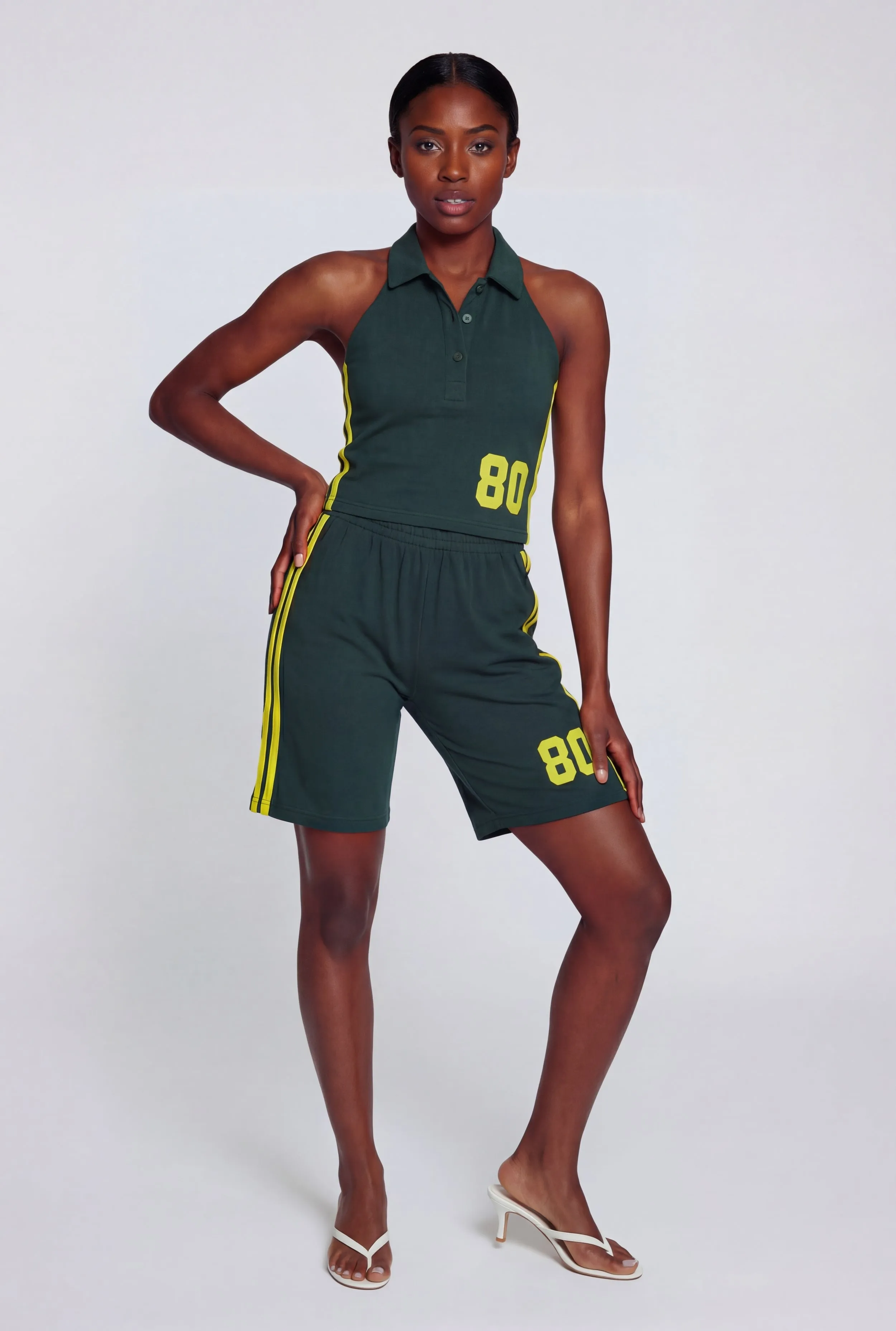 80 Graphic Side Stripe Shorts sold by Rainbow product image thumbnail 4
