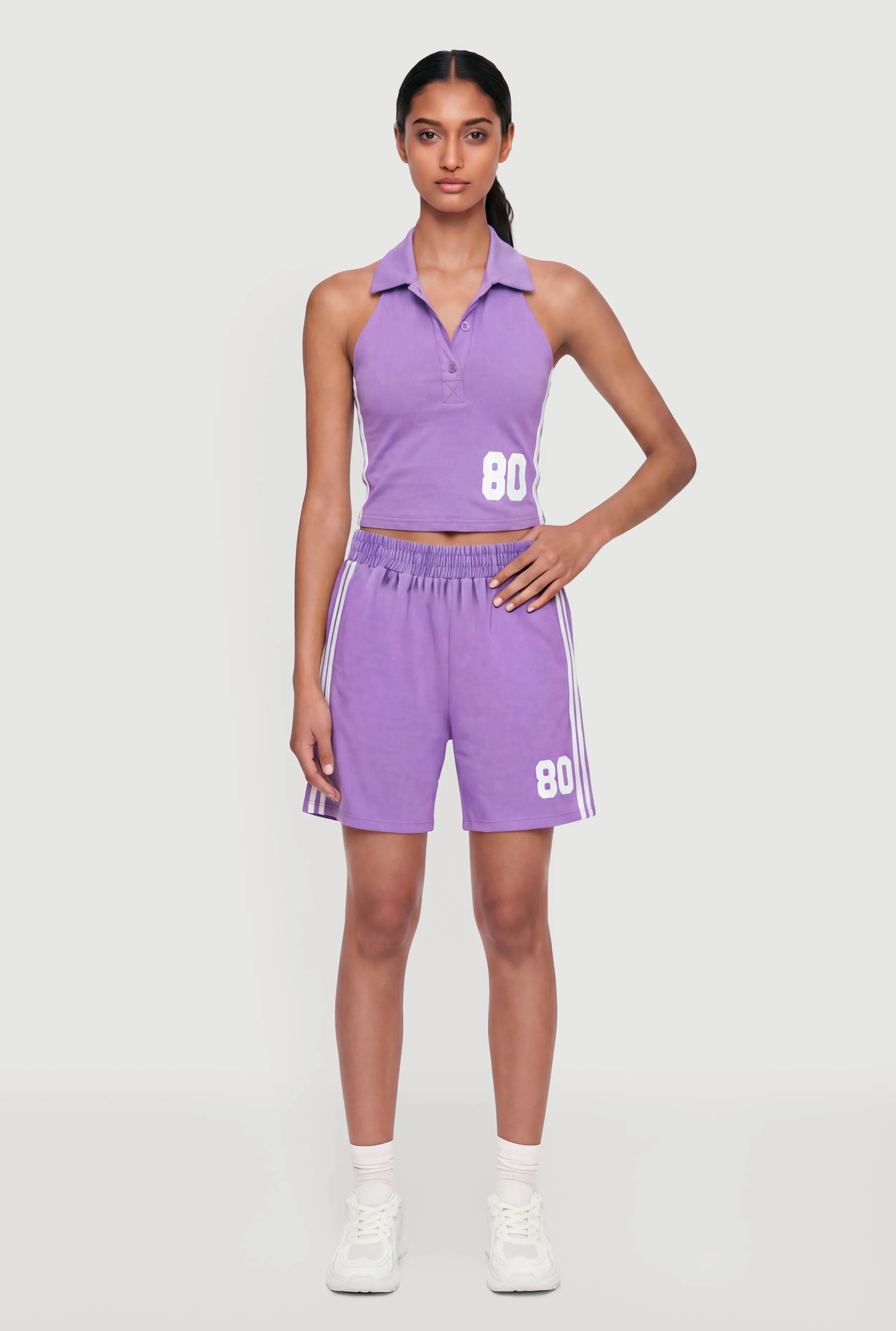 80 Graphic Side Stripe Shorts sold by Rainbow product image thumbnail 3