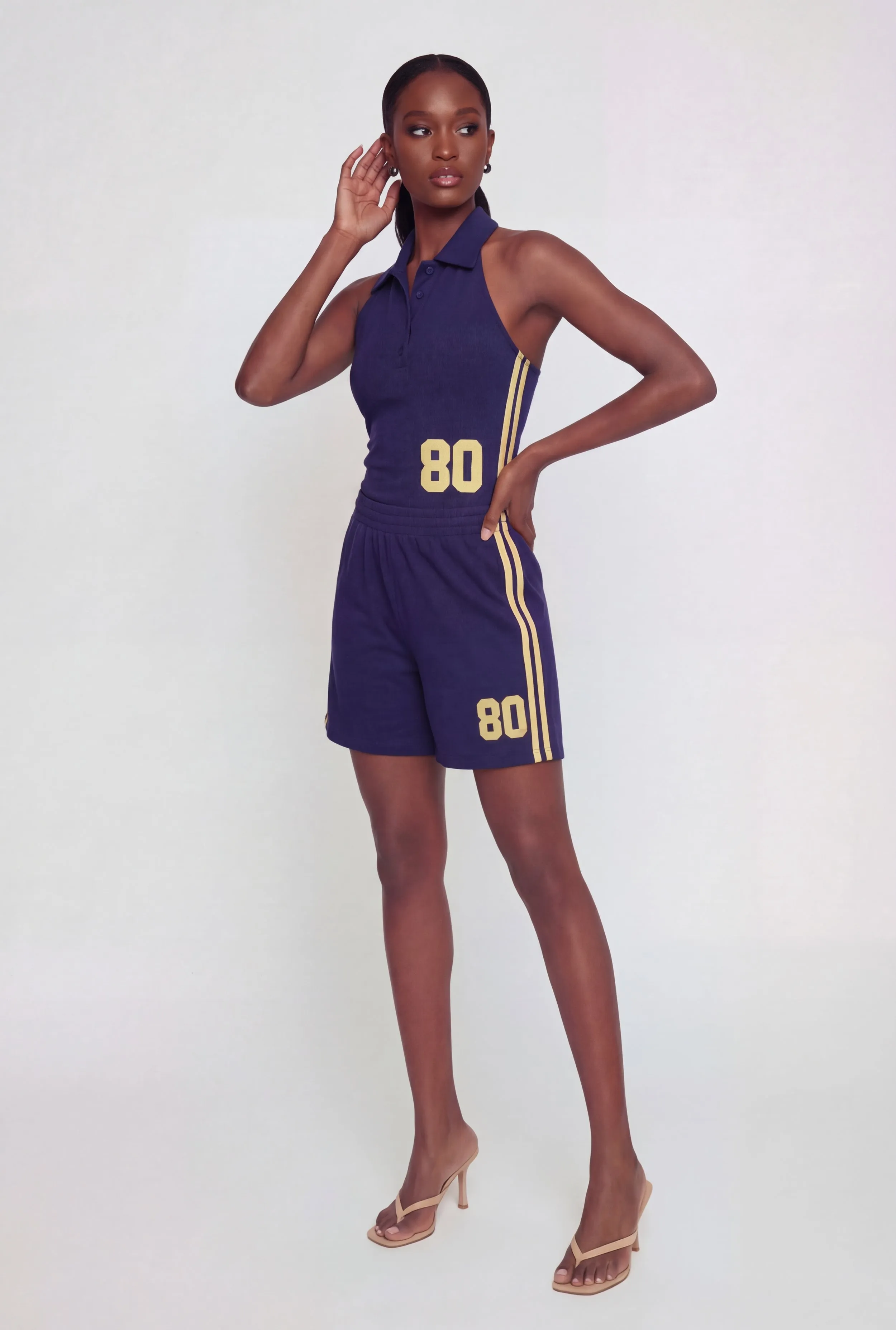 80 Graphic Side Stripe Shorts sold by Rainbow product image thumbnail 2
