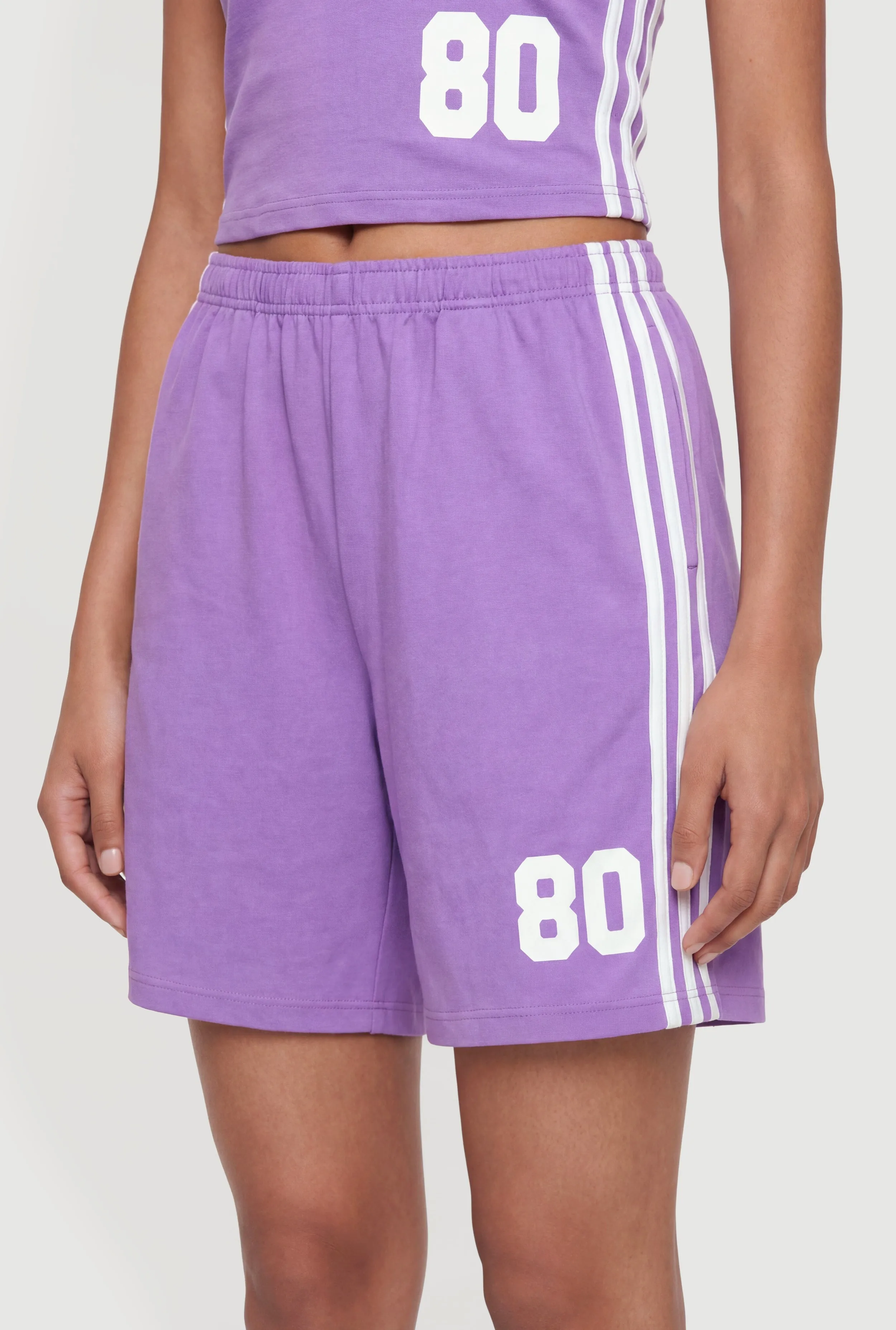 80 Graphic Side Stripe Shorts sold by Rainbow product image thumbnail 3