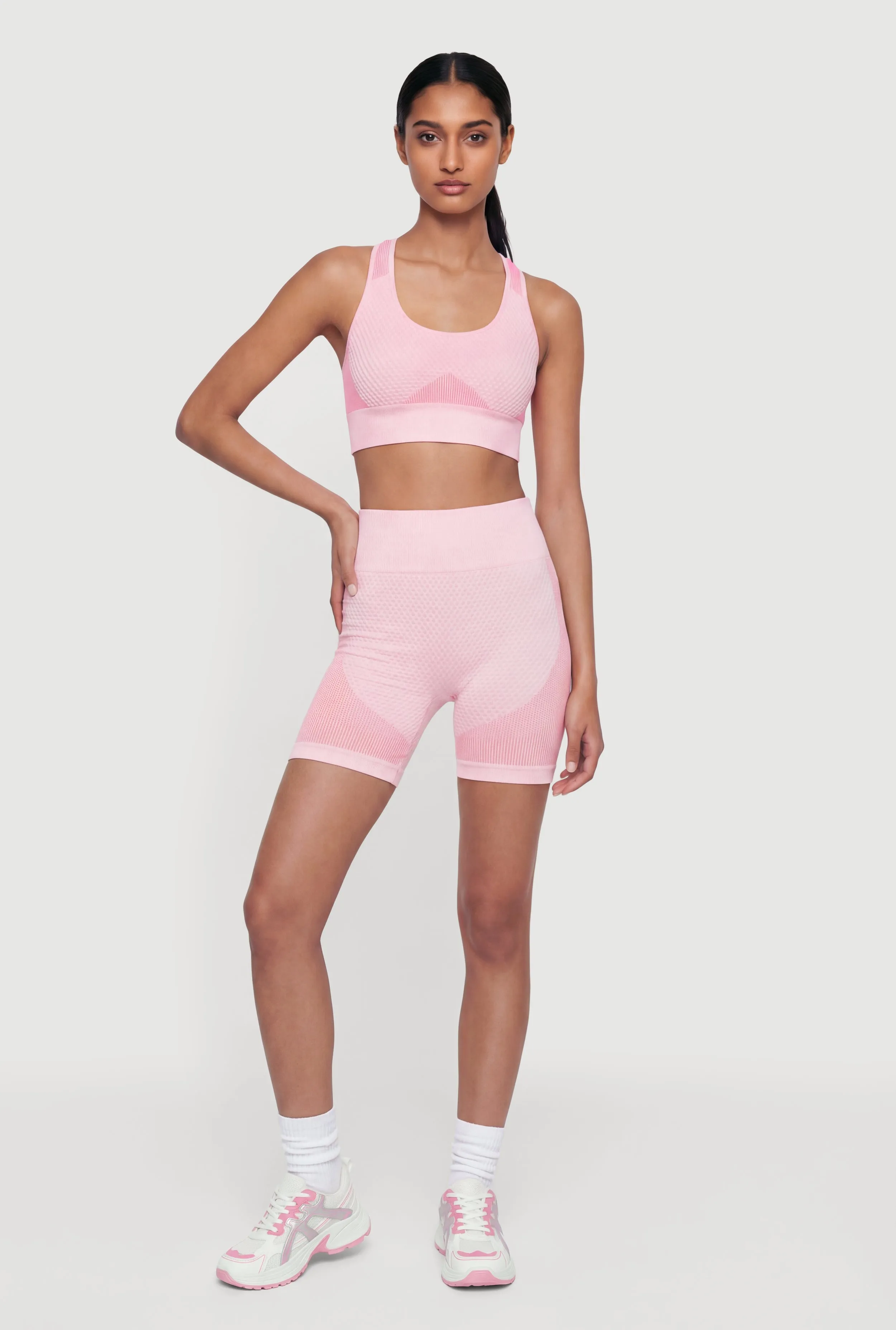 Two Tone Racerback Sports Bra sold by Rainbow product image thumbnail 2
