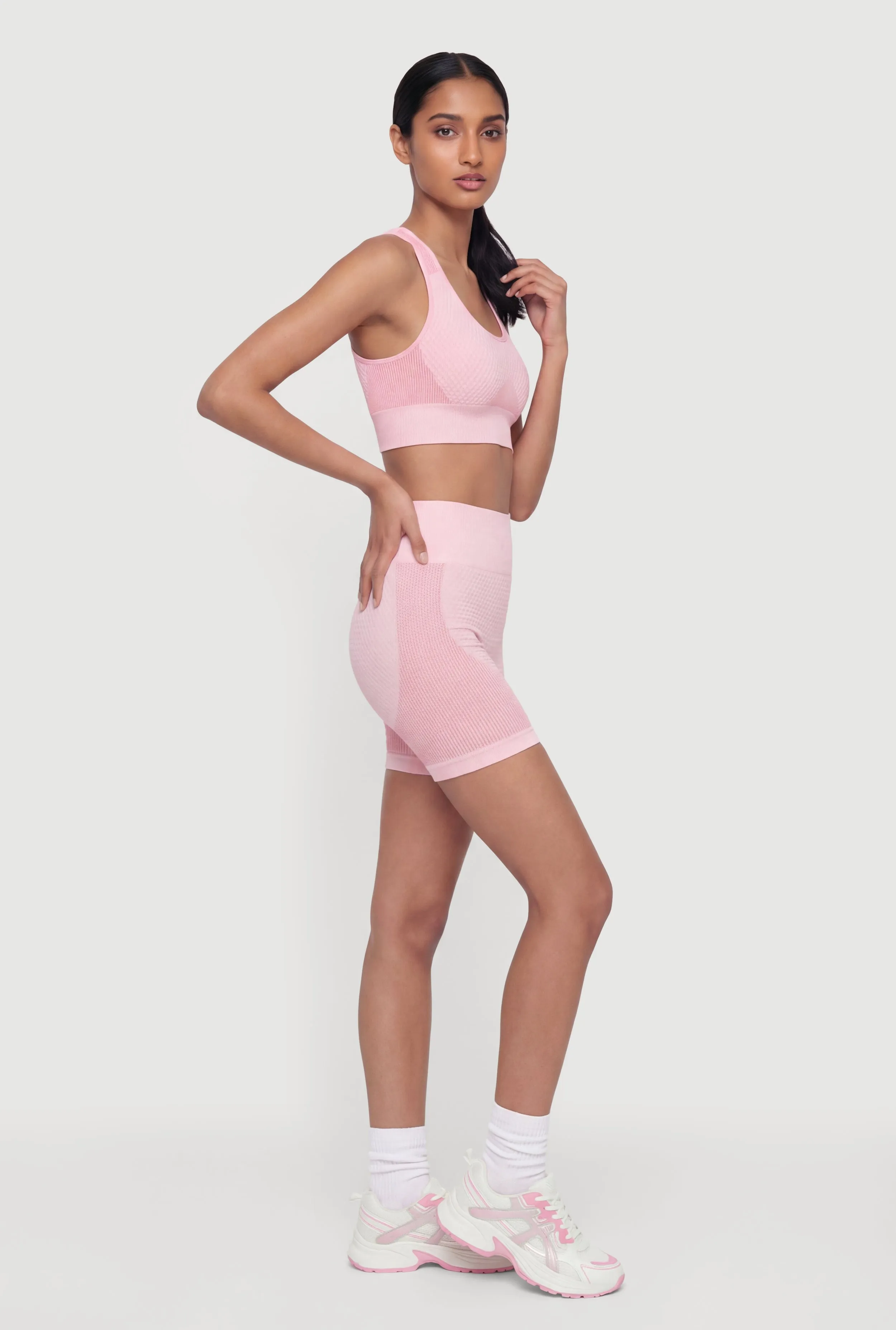 Two Tone Racerback Sports Bra sold by Rainbow product image thumbnail 3
