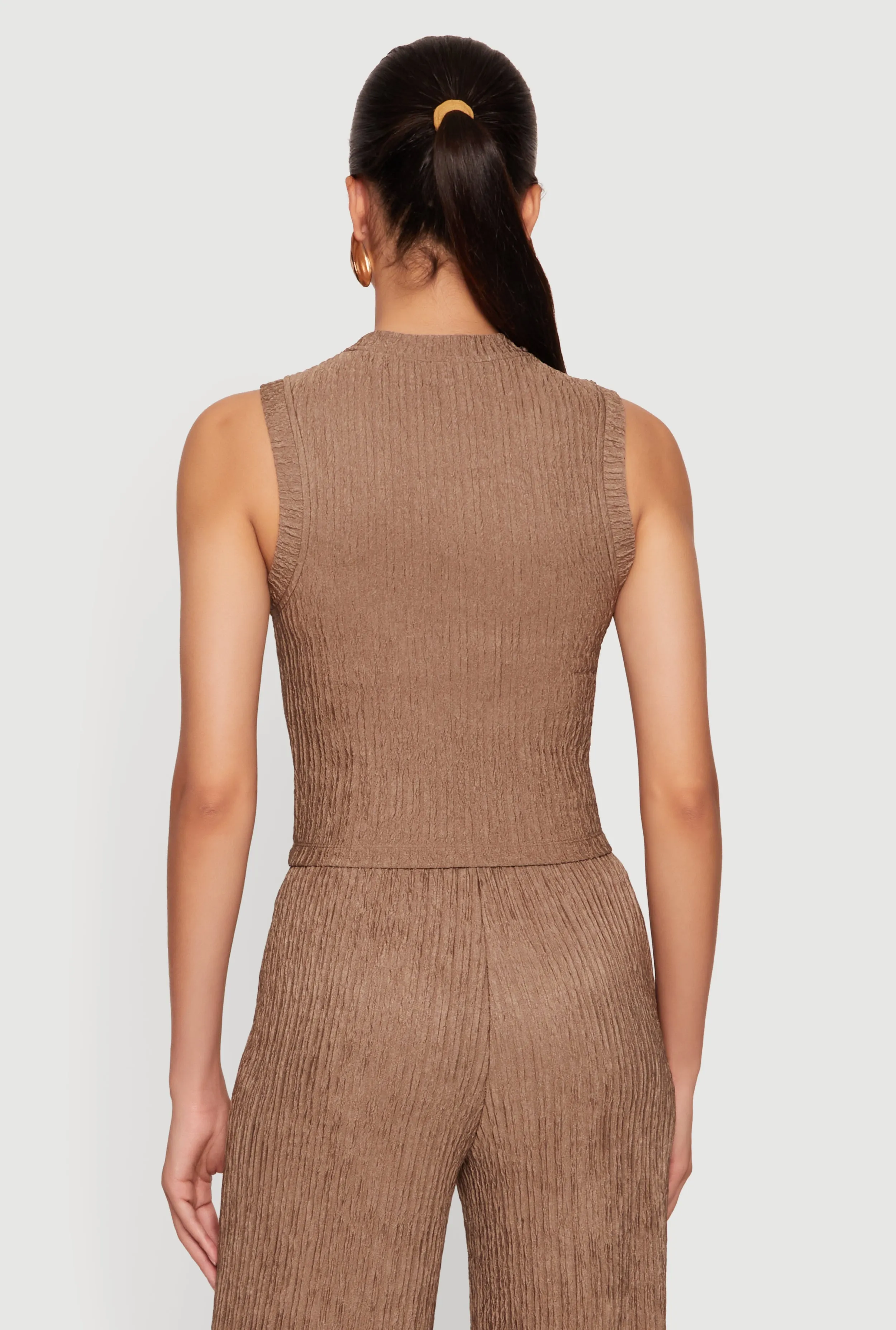 Textured Knit High Neck Blouse sold by Rainbow product image thumbnail 5