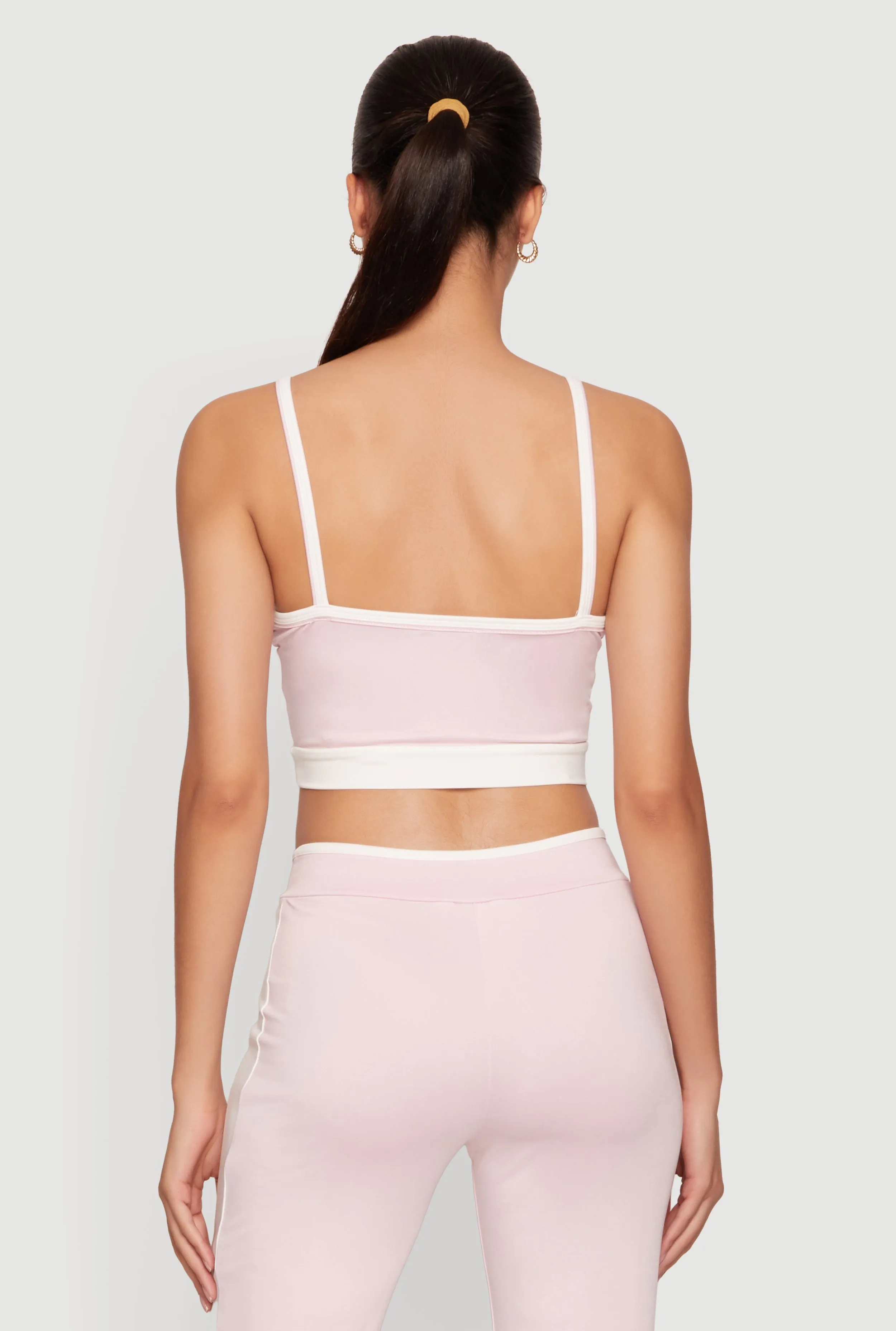 Contrast Trim Cropped Cami sold by Rainbow product image thumbnail 5