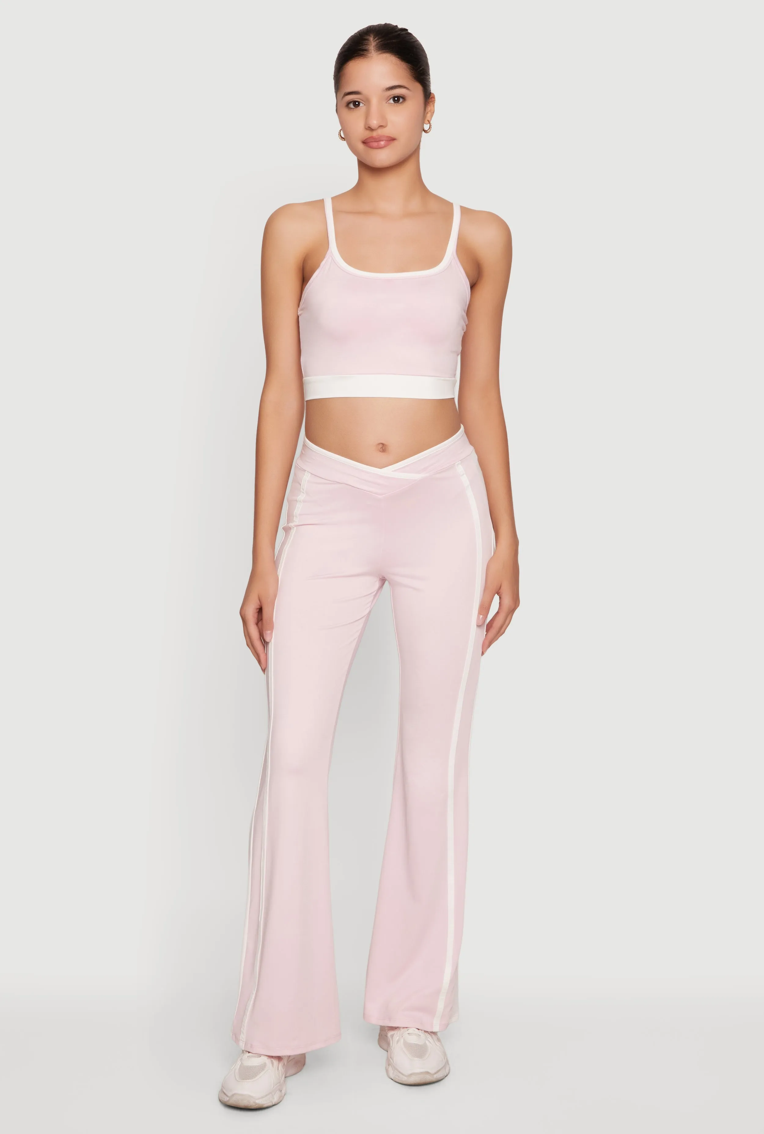 Contrast Trim Cropped Cami sold by Rainbow product image thumbnail 2