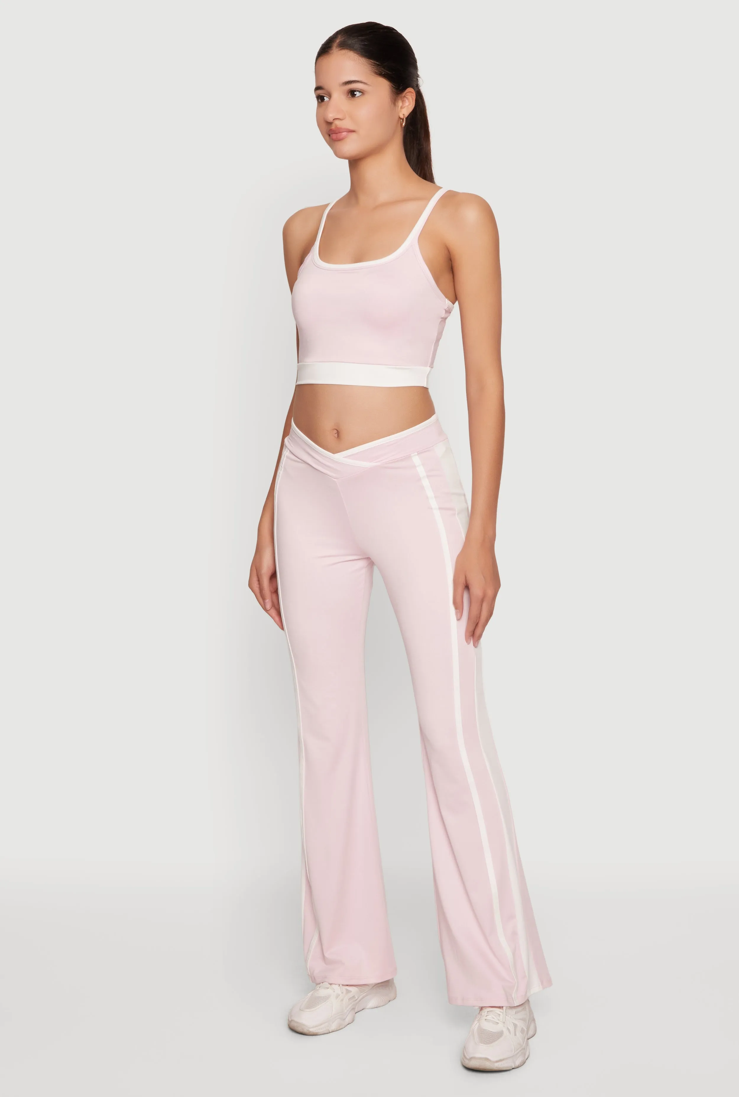 Contrast Trim Cropped Cami sold by Rainbow product image thumbnail 3