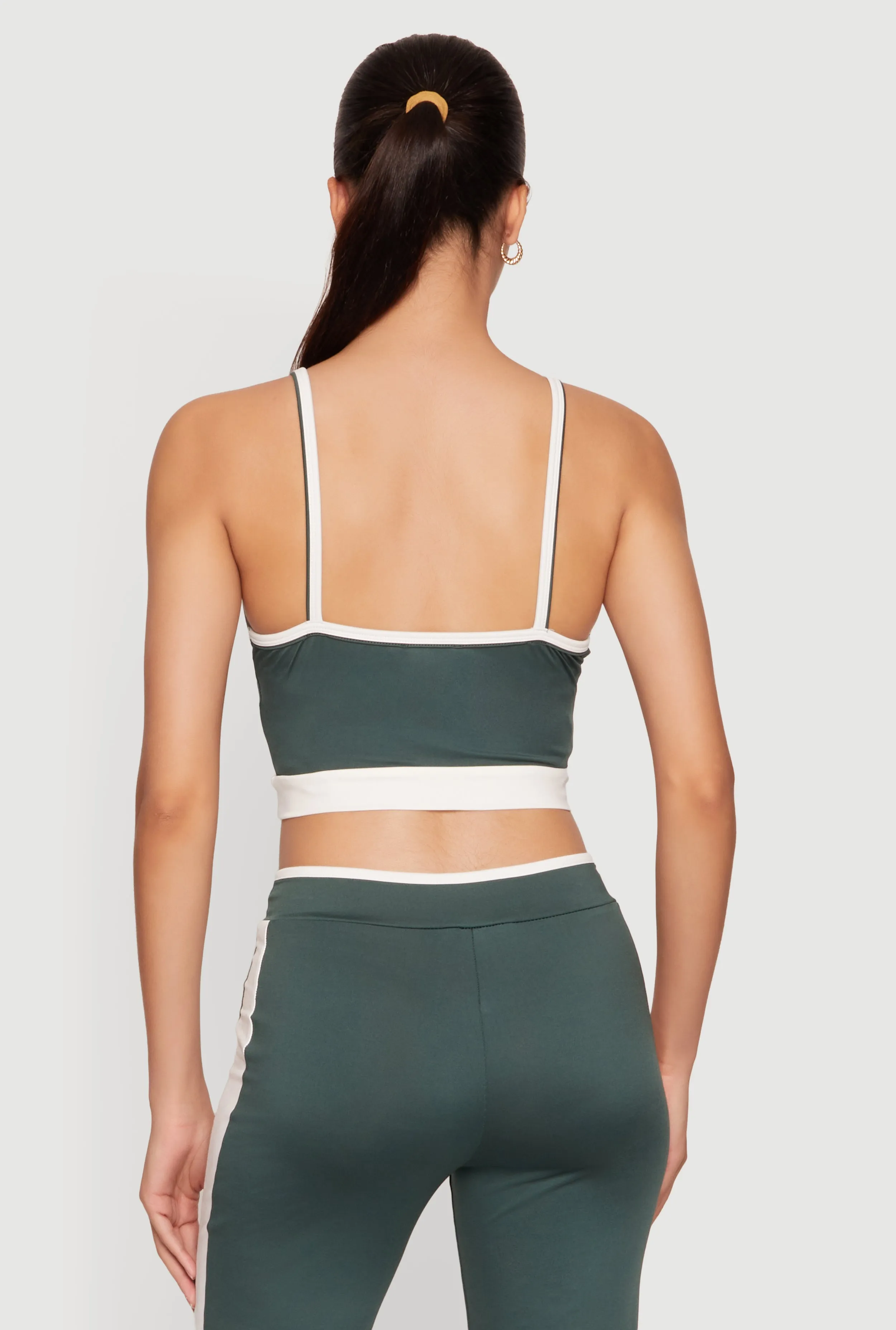 Contrast Trim Cropped Cami sold by Rainbow product image thumbnail 5