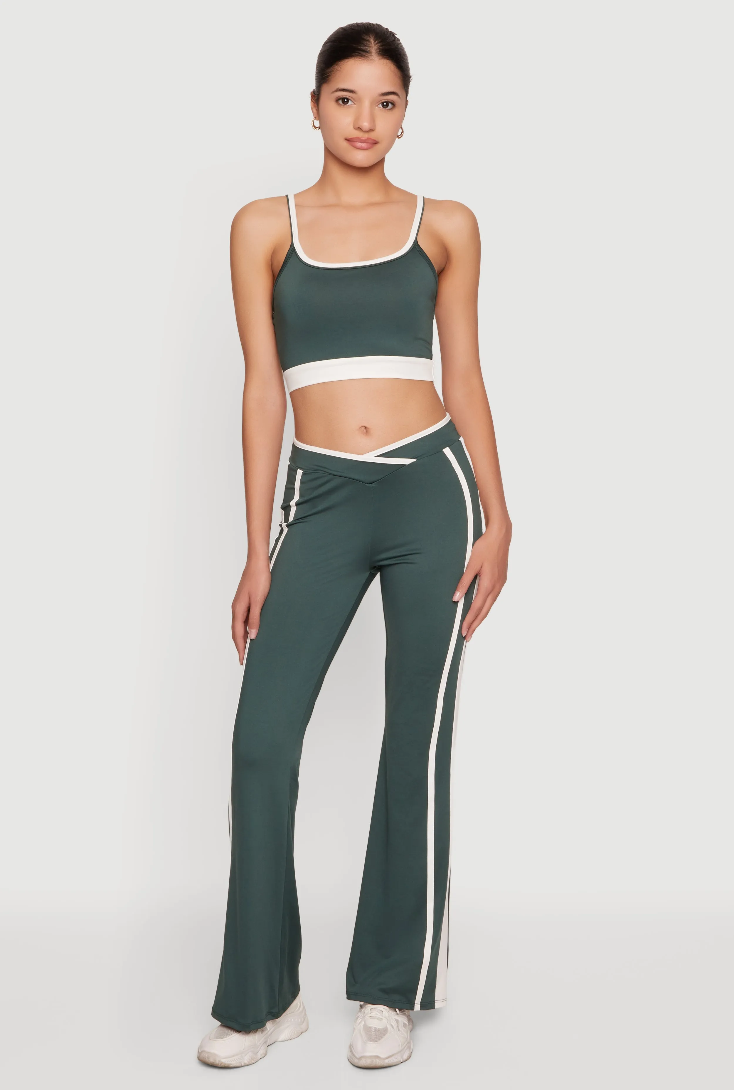 Contrast Trim Cropped Cami sold by Rainbow product image thumbnail 2