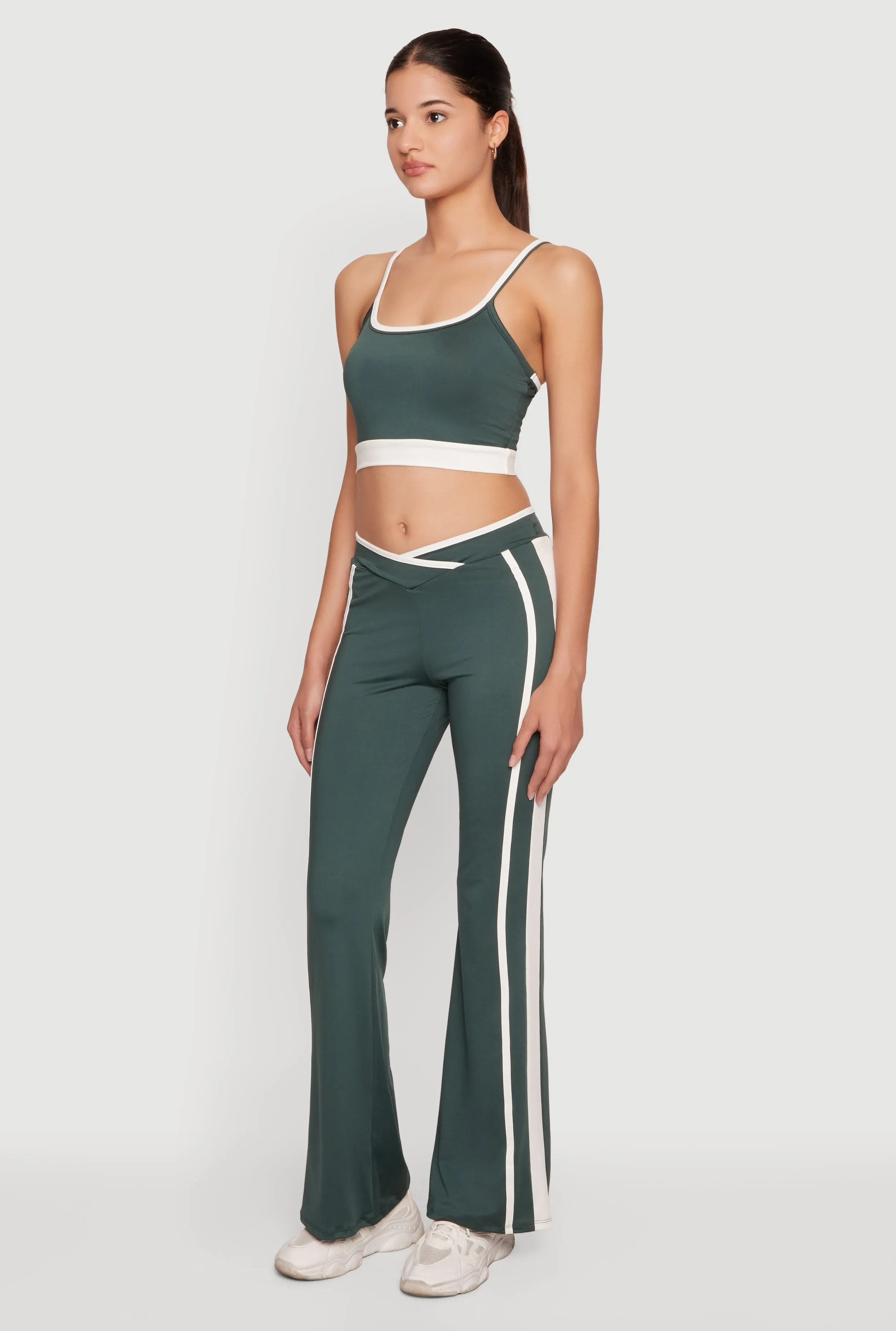 Contrast Trim Cropped Cami sold by Rainbow product image thumbnail 3