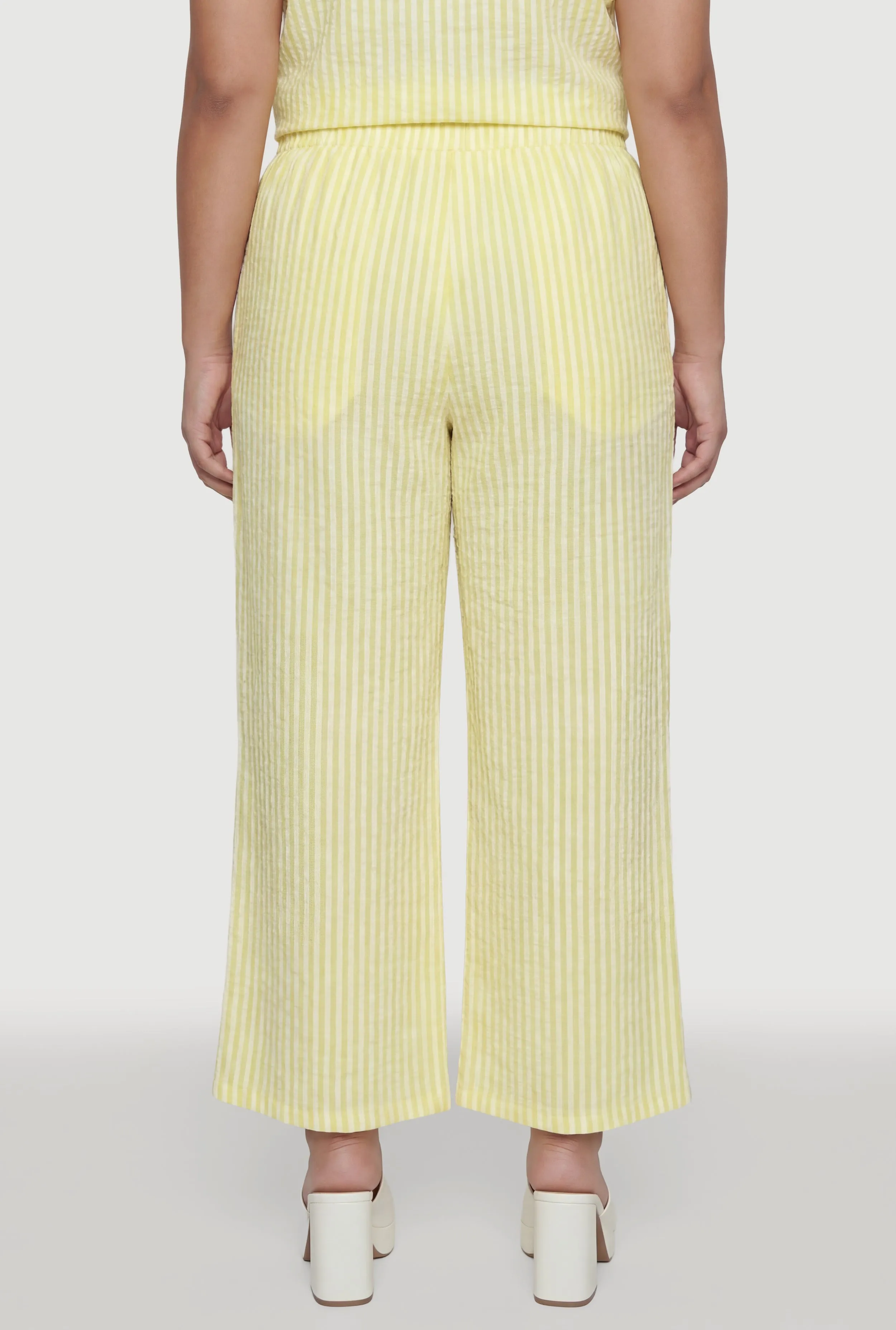 Plus Size Striped Wide Leg Casual Pants sold by Rainbow product image thumbnail 5