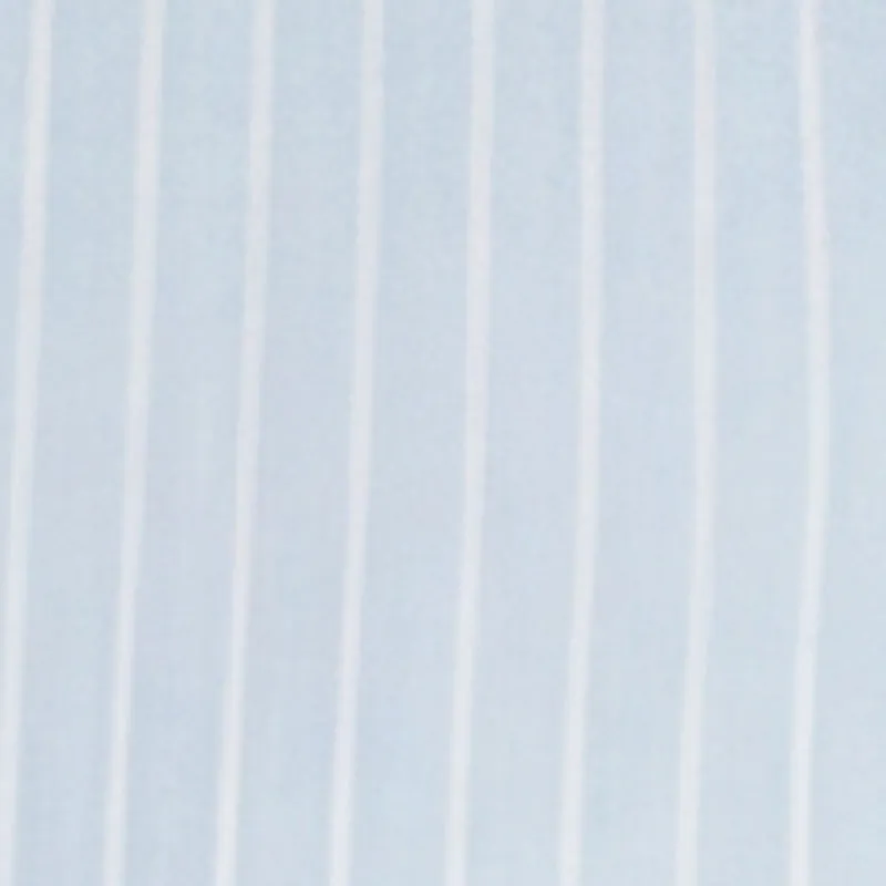 Plus Size Striped Poplin Button Front Short Sleeve Shirt sold by Rainbow product image thumbnail 4
